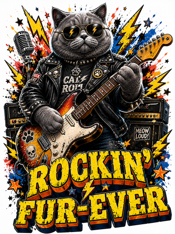Rockin’ Fur-Ever: When Cats Play the Music We Feel