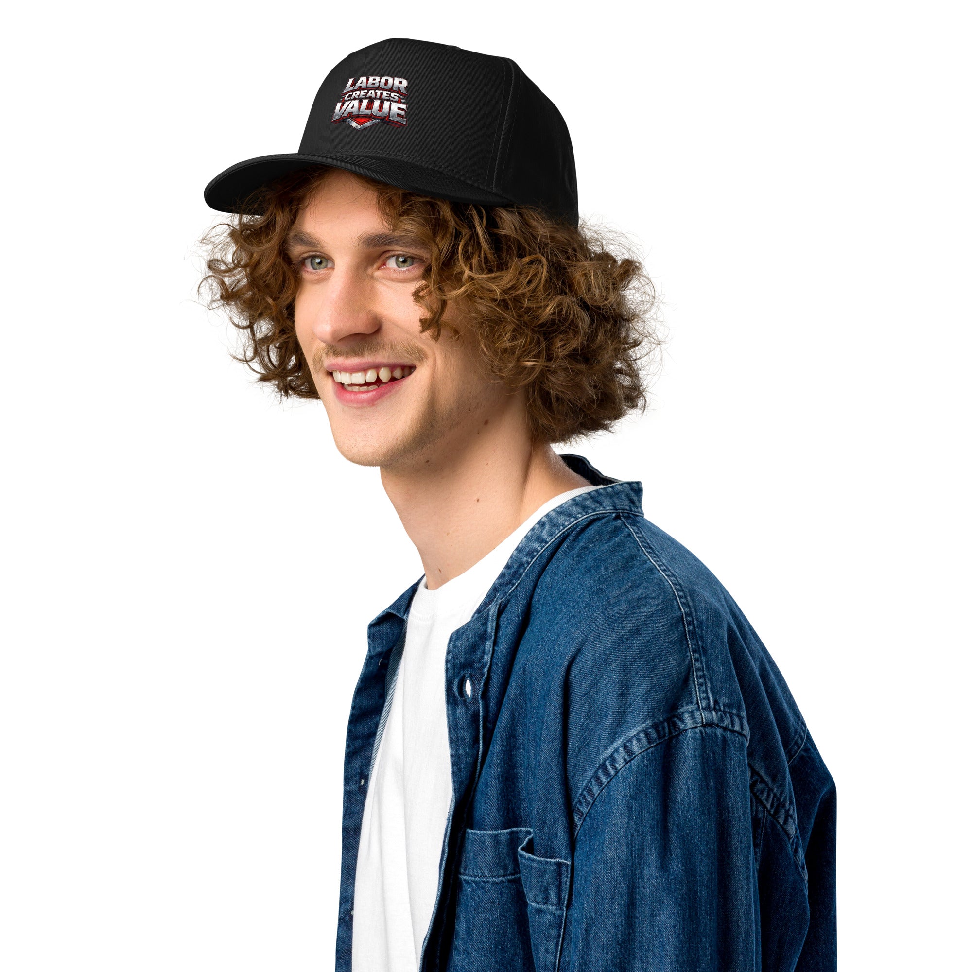 5 panel cap - Labor Creates Value 5 Panel Cap – Work Ethic Streetwear Hat by printfluence.net