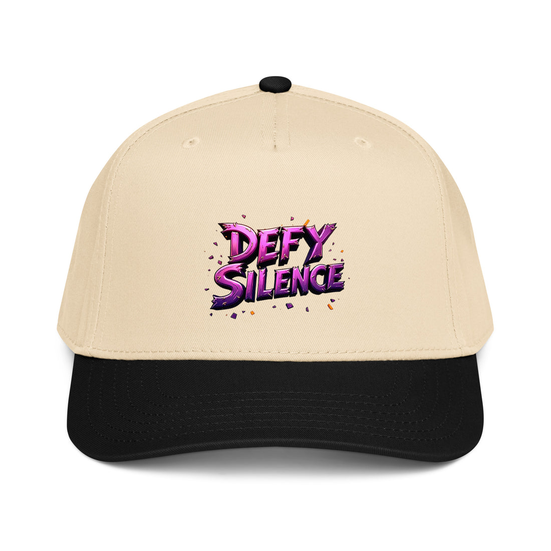 5 panel cap - Defy Silence 5 Panel Cap – Bold Voice Street Style by printfluence.net