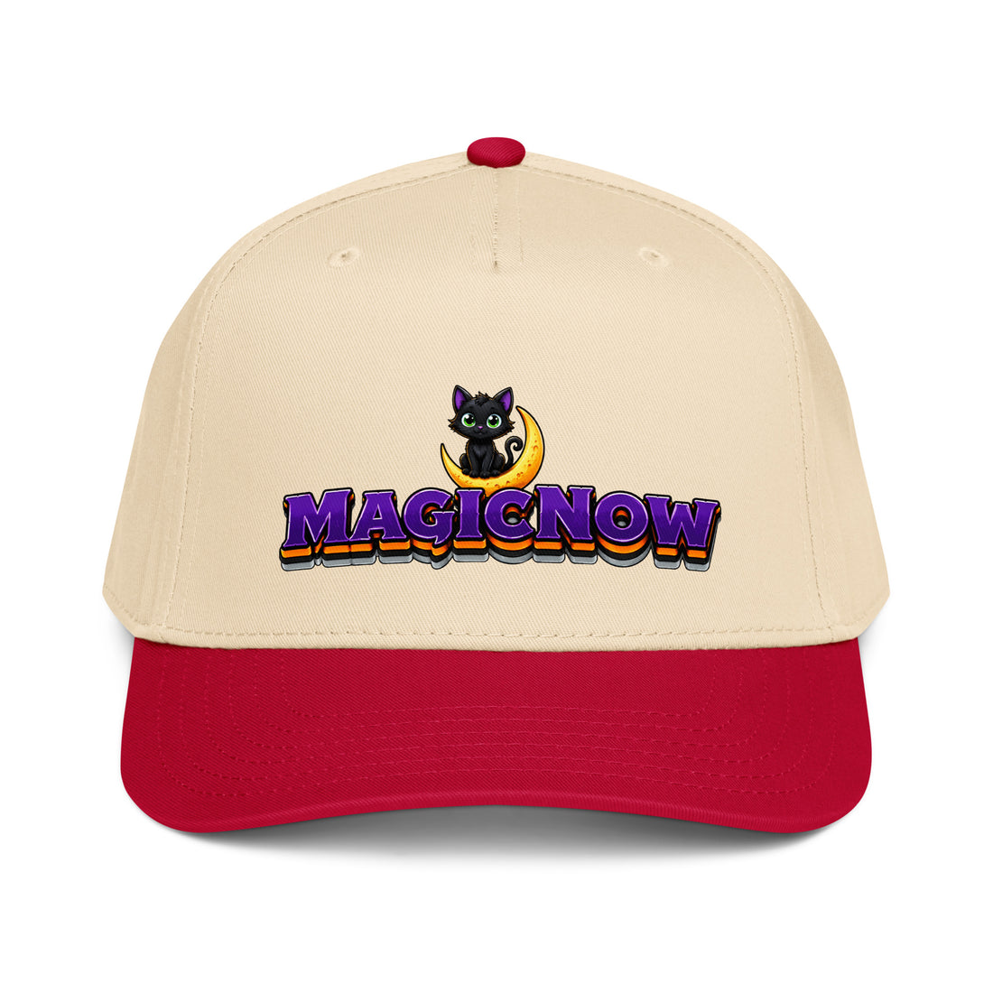 Magicnow Black Cat Horror Mystery 5-Panel Cap by printfluence.net