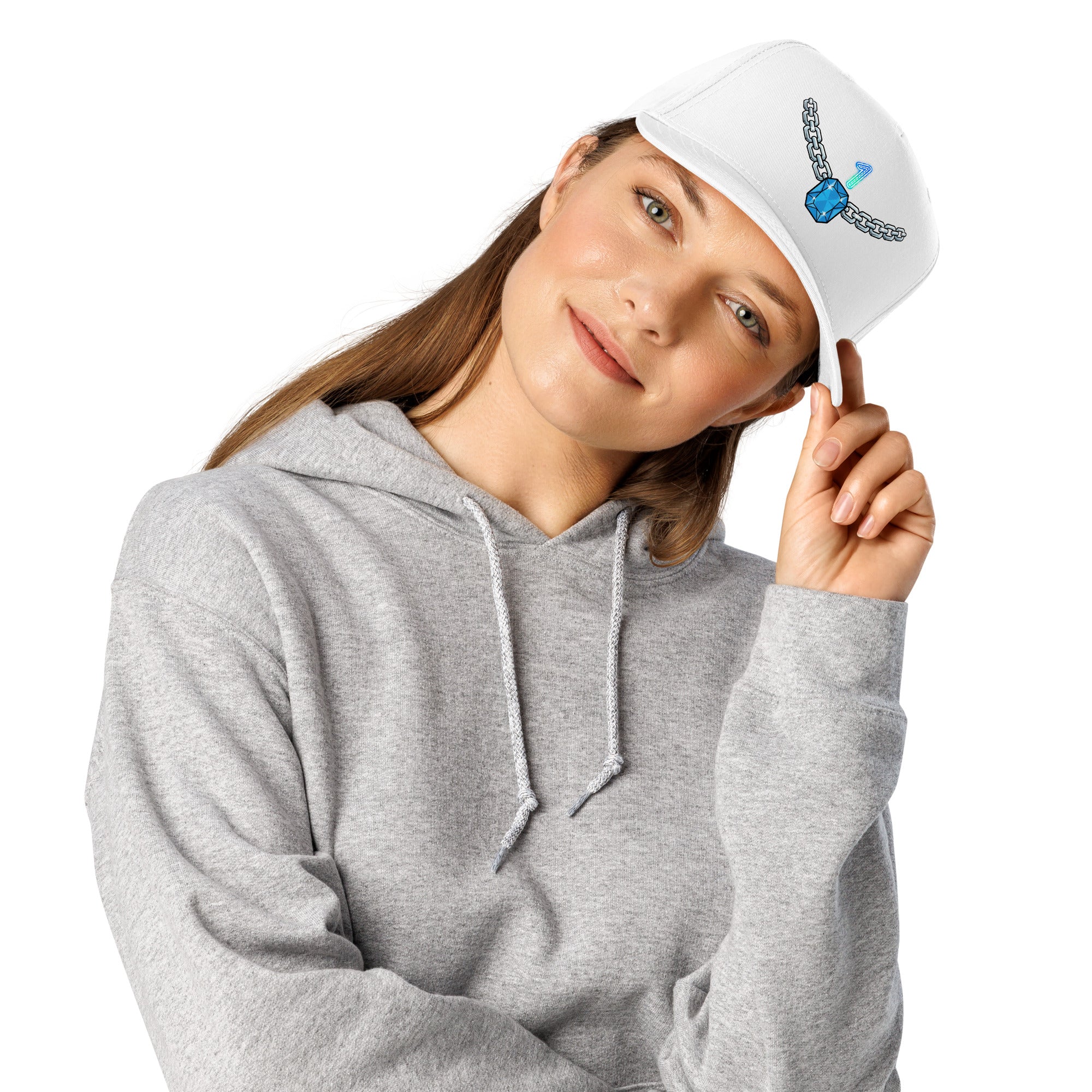 5 panel cap - Trusted Number 1 Chain Cap – Premium Neon Discovery by printfluence.net