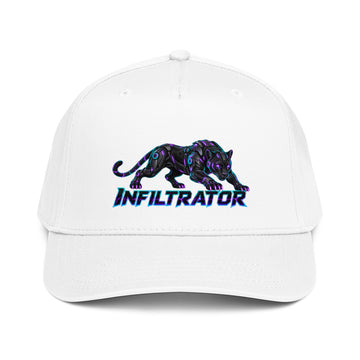 Cyberpunk Animals Lovers | 5 Panel Mid-Profile Baseball Cap — INFILTRATOR by printfluence