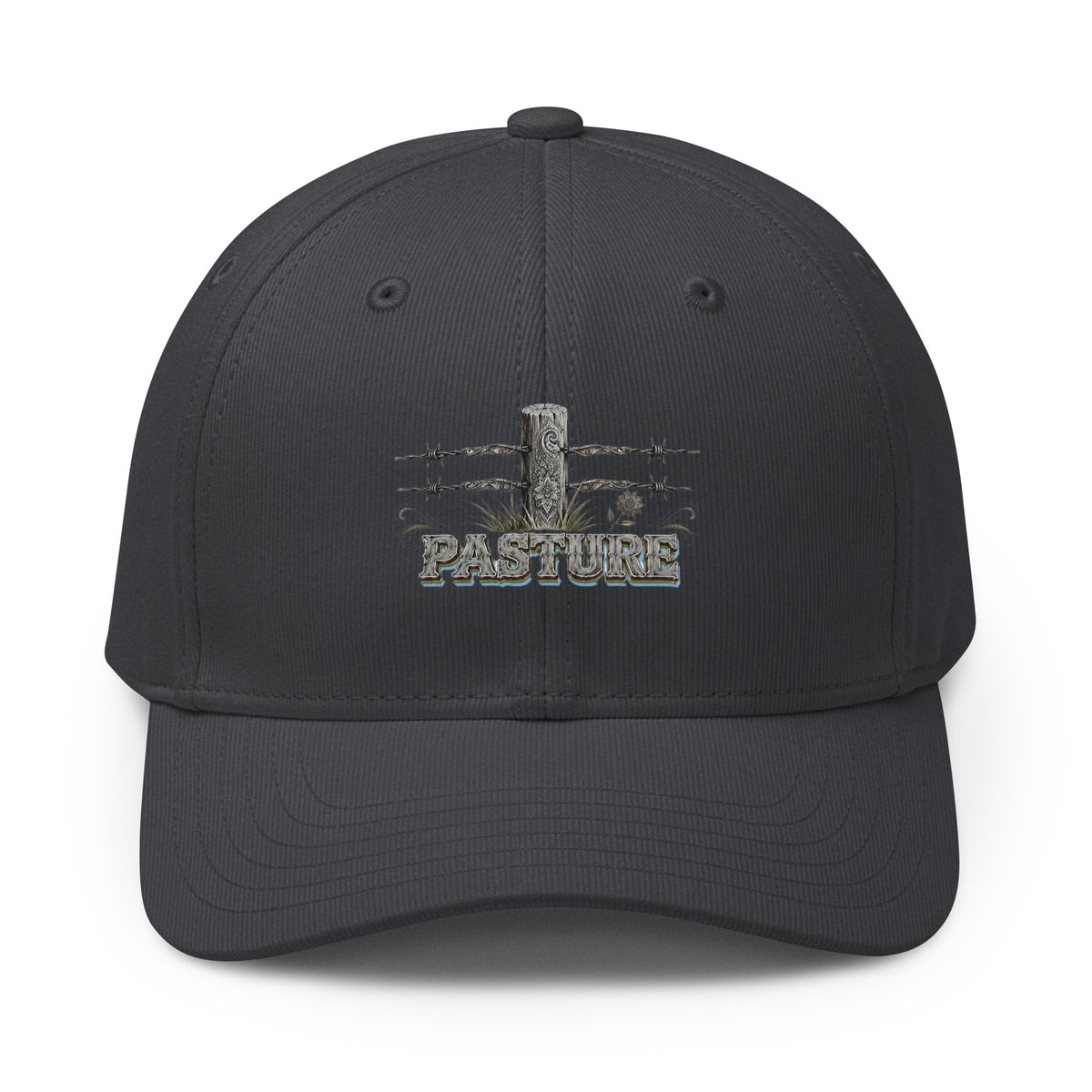 Horse Lovers Adidas Fundamental Alliance Cap Pasture – Barbed Wire Fence & Western Typography Hat by printfluence.net