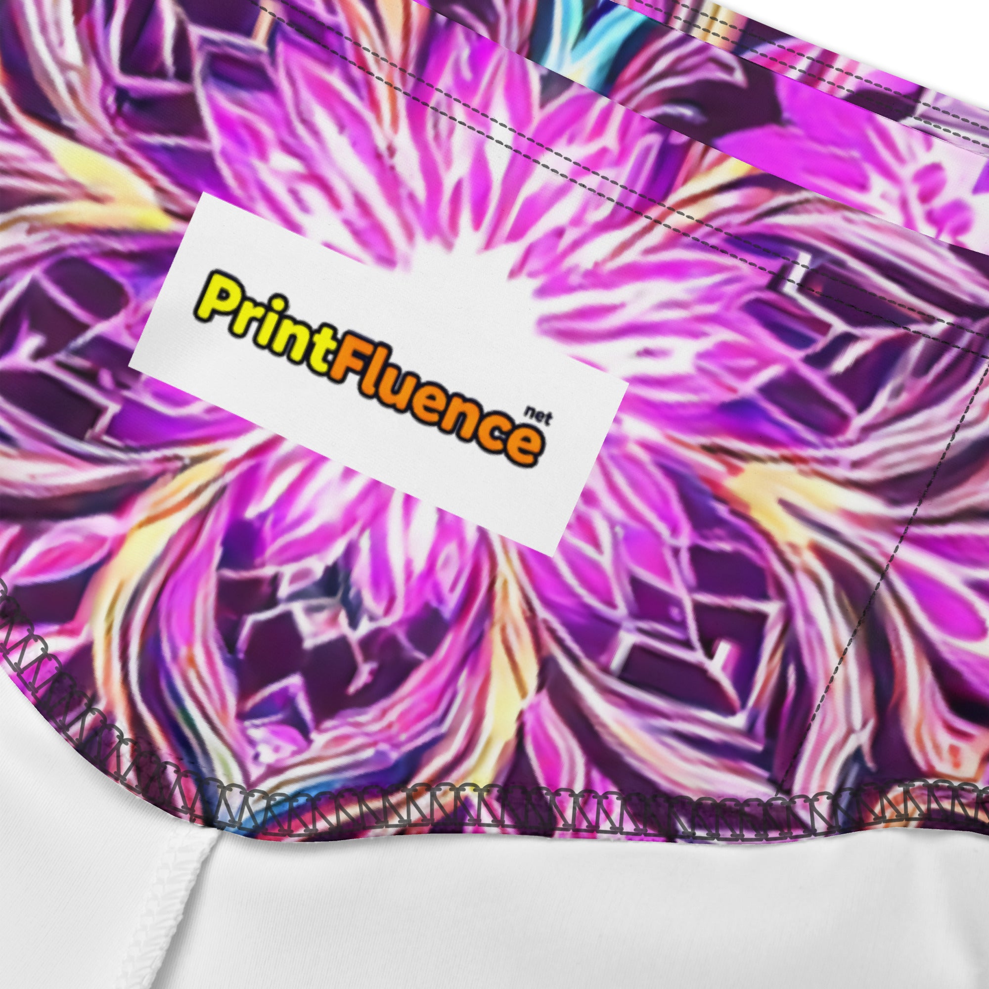 Biker Shorts - Purple Neon Biker Shorts – Prestige Glow for Elite Visionaries by printfluence.net