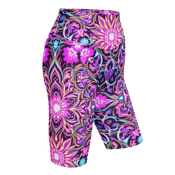 Biker Shorts - Purple Neon Biker Shorts – Prestige Glow for Elite Visionaries by printfluence.net