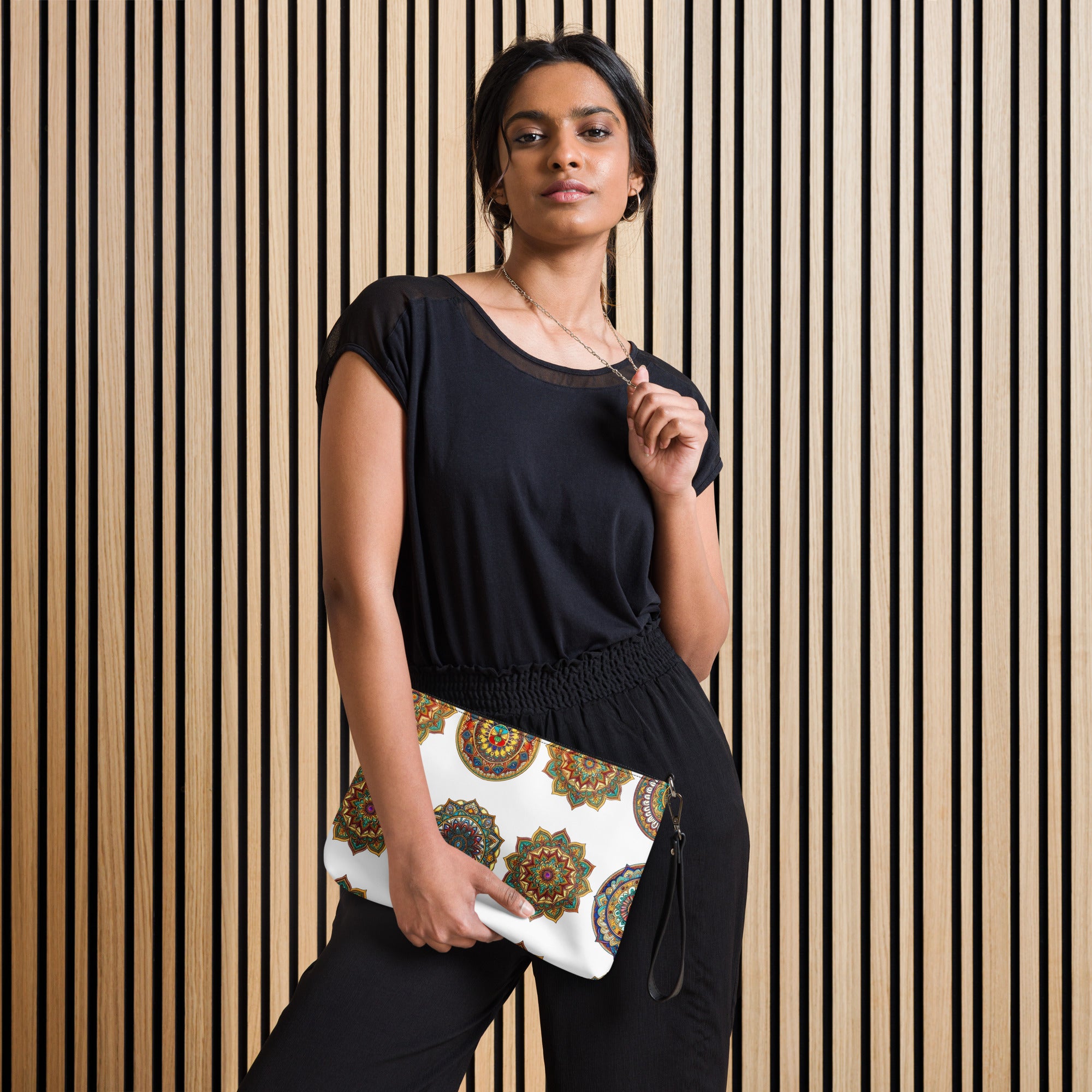 Crossbody bag - Geometric Star Harmony Crossbody Bag – For Visionary Achievers by printfluence.net