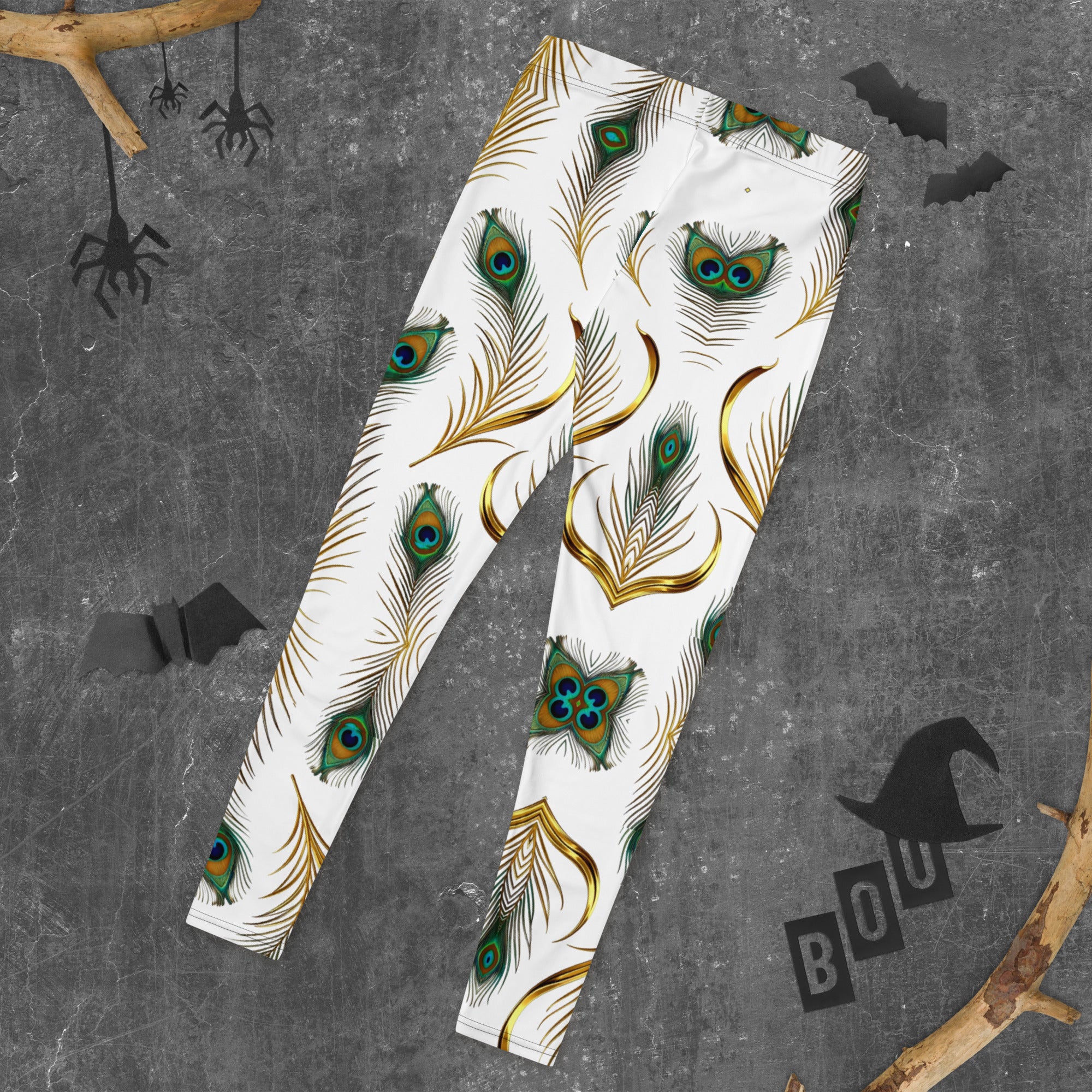 Leggings - Peacock Majesty Leggings – For Elite Achievers Who Command Attention by printfluence.net