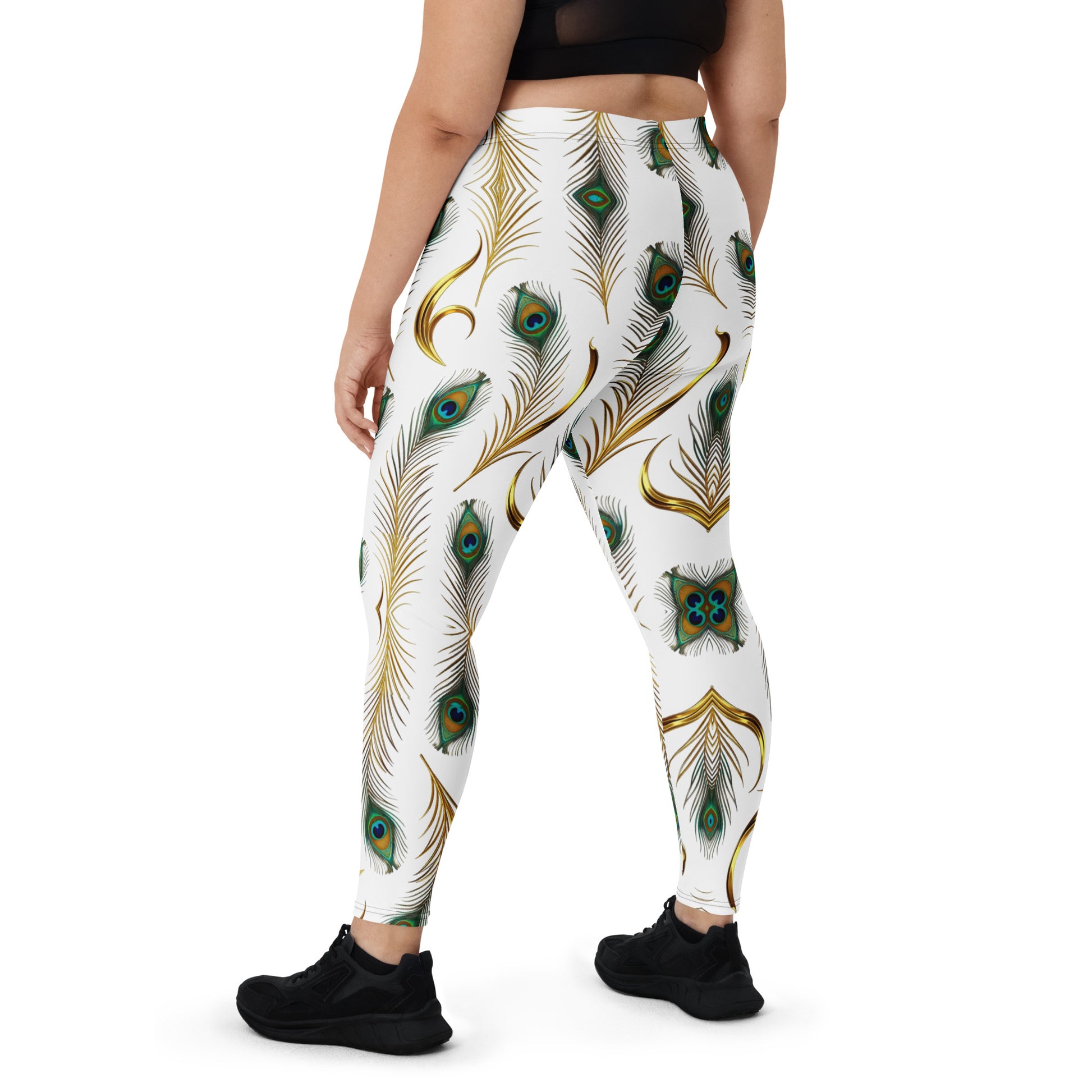 Leggings - Peacock Majesty Leggings – For Elite Achievers Who Command Attention by printfluence.net