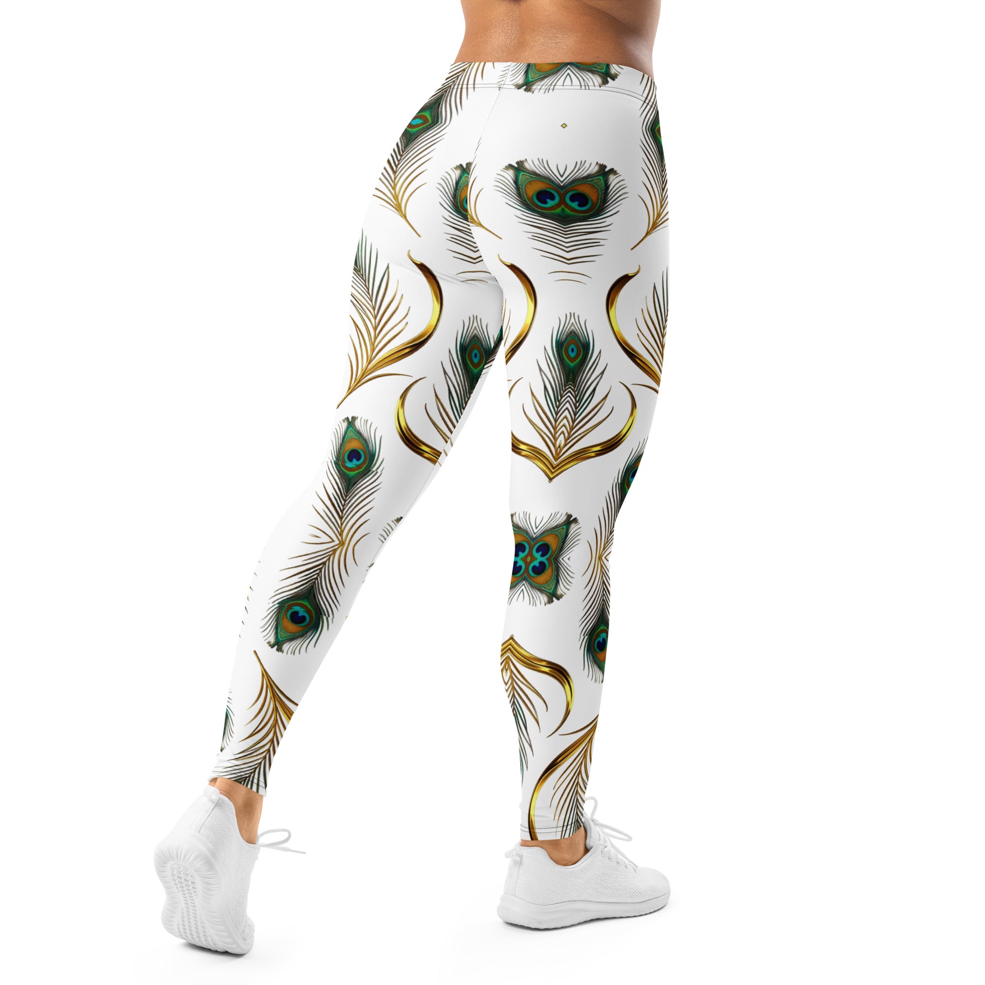 Leggings - Peacock Majesty Leggings – For Elite Achievers Who Command Attention by printfluence.net