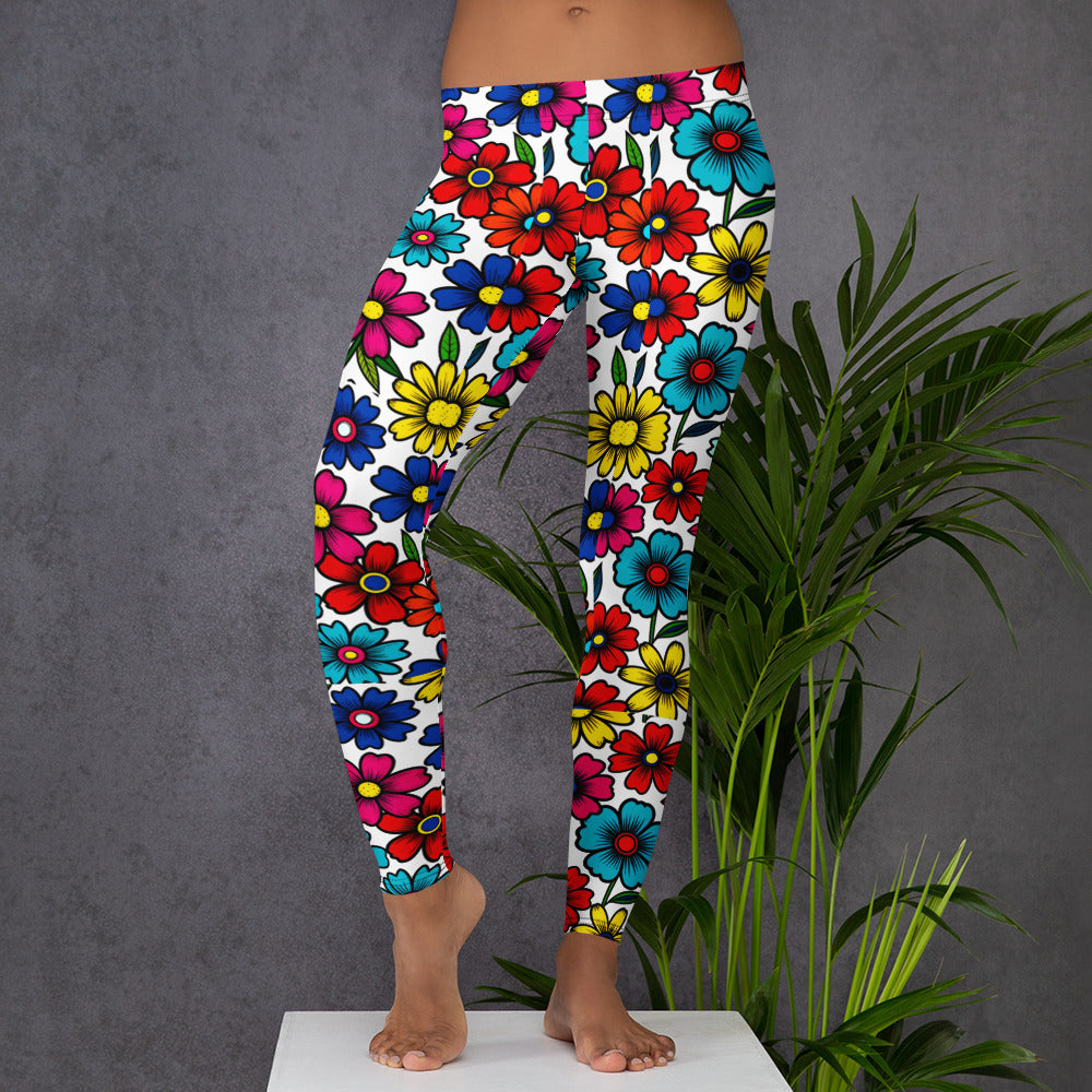Leggings - Bloom Elite Garden Leggings – Success in Full Color by printfluence.net