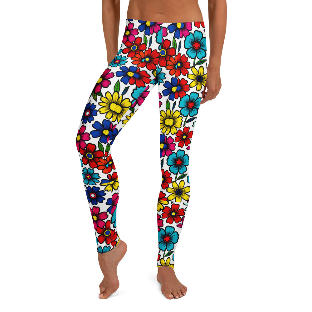 Leggings - Bloom Elite Garden Leggings – Success in Full Color by printfluence.net