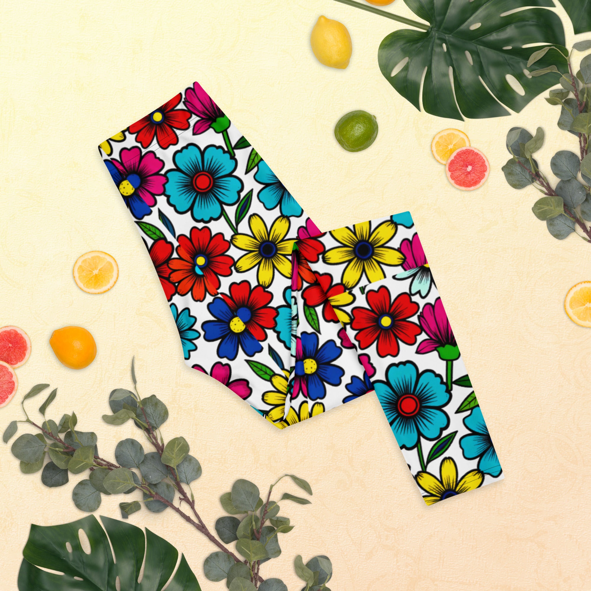 Leggings - Bloom Elite Garden Leggings – Success in Full Color by printfluence.net