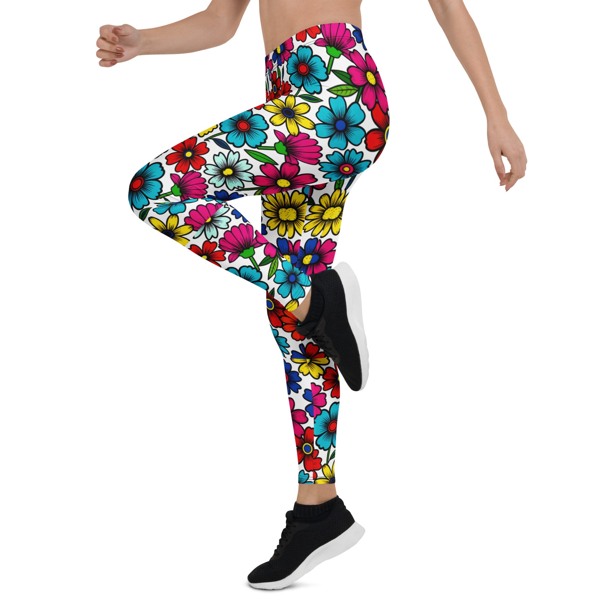 Leggings - Bloom Elite Garden Leggings – Success in Full Color by printfluence.net