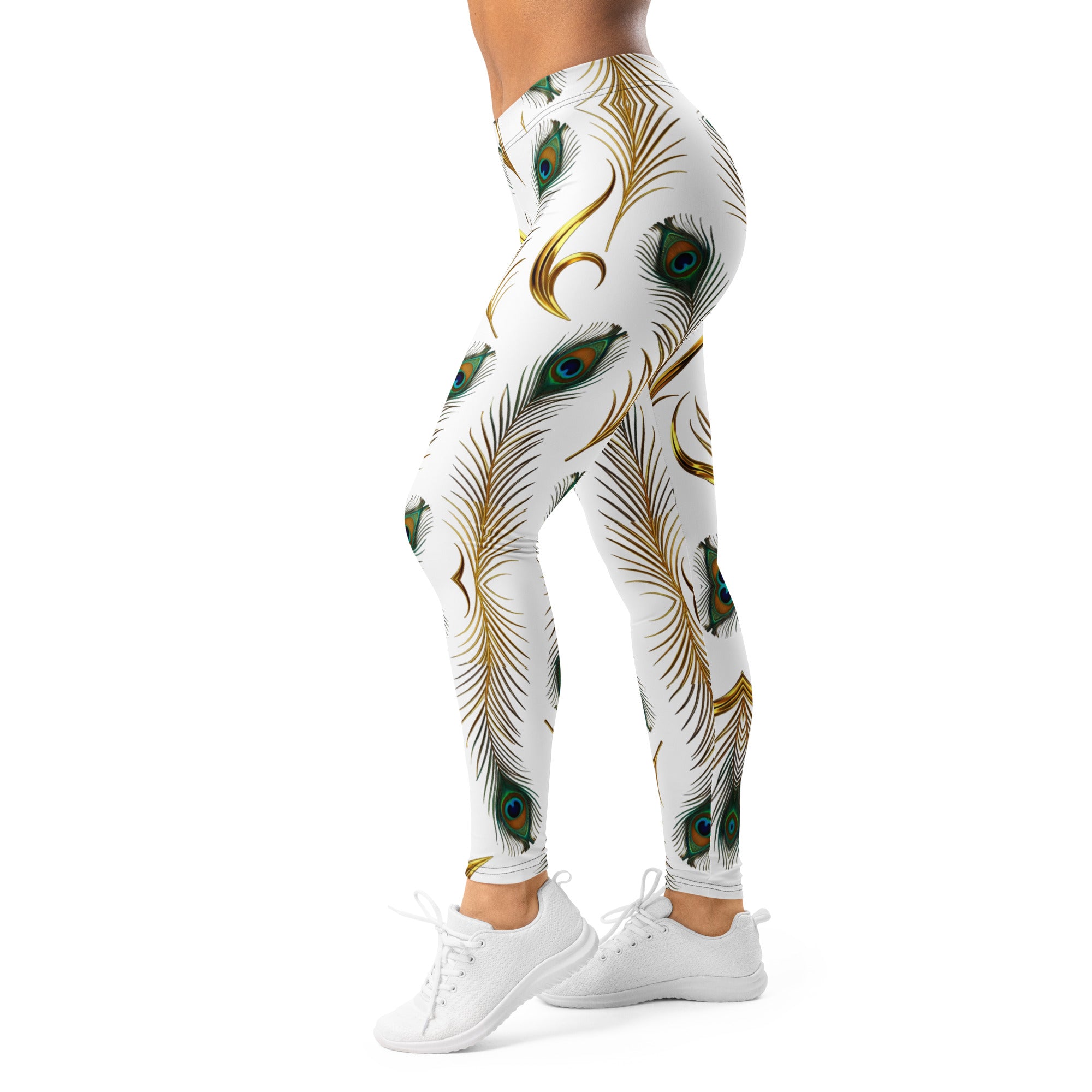 Leggings - Peacock Majesty Leggings – For Elite Achievers Who Command Attention by printfluence.net