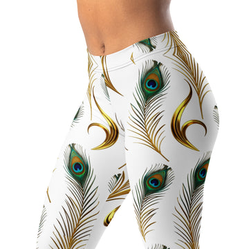 Leggings - Peacock Majesty Leggings – For Elite Achievers Who Command Attention by printfluence.net