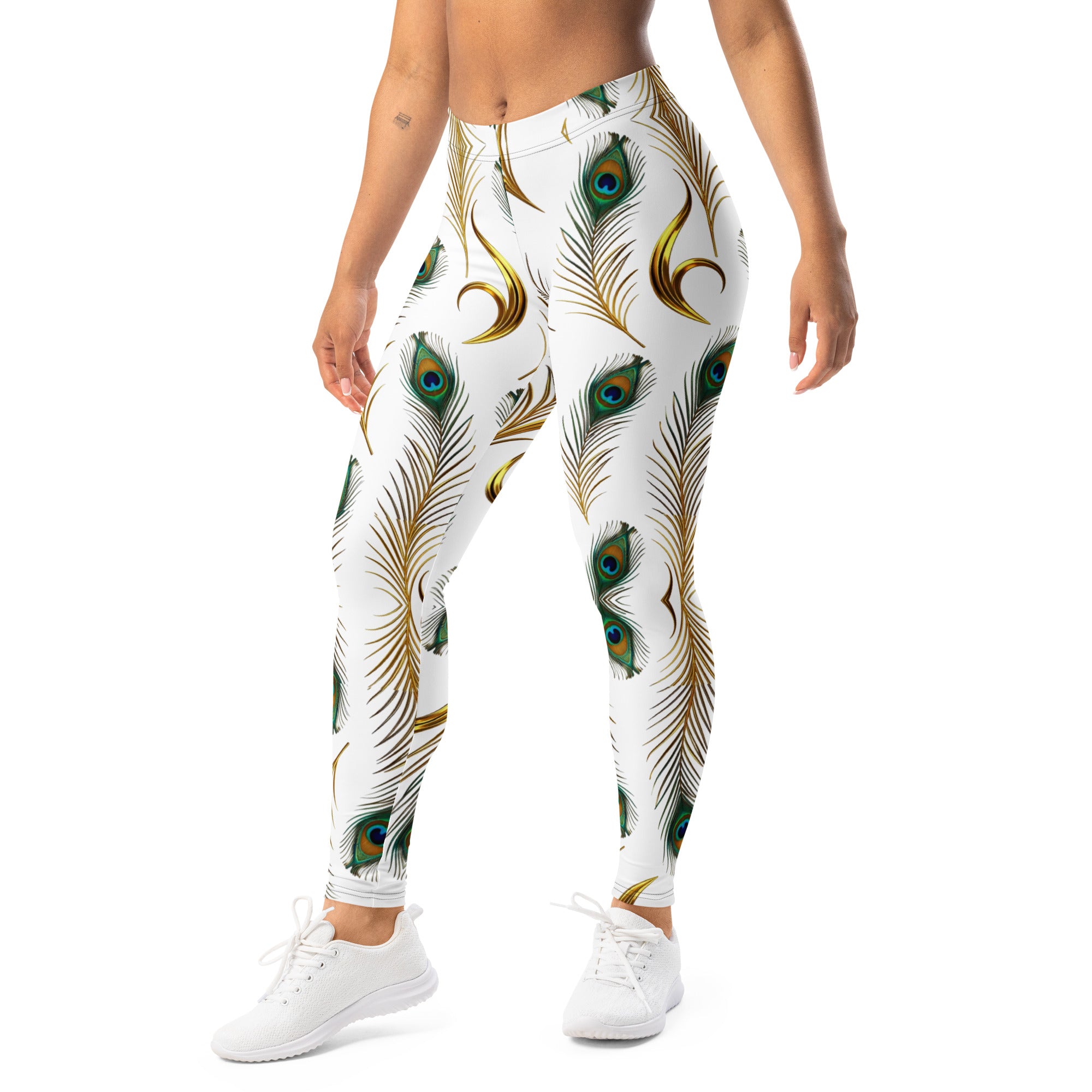 Leggings - Peacock Majesty Leggings – For Elite Achievers Who Command Attention by printfluence.net