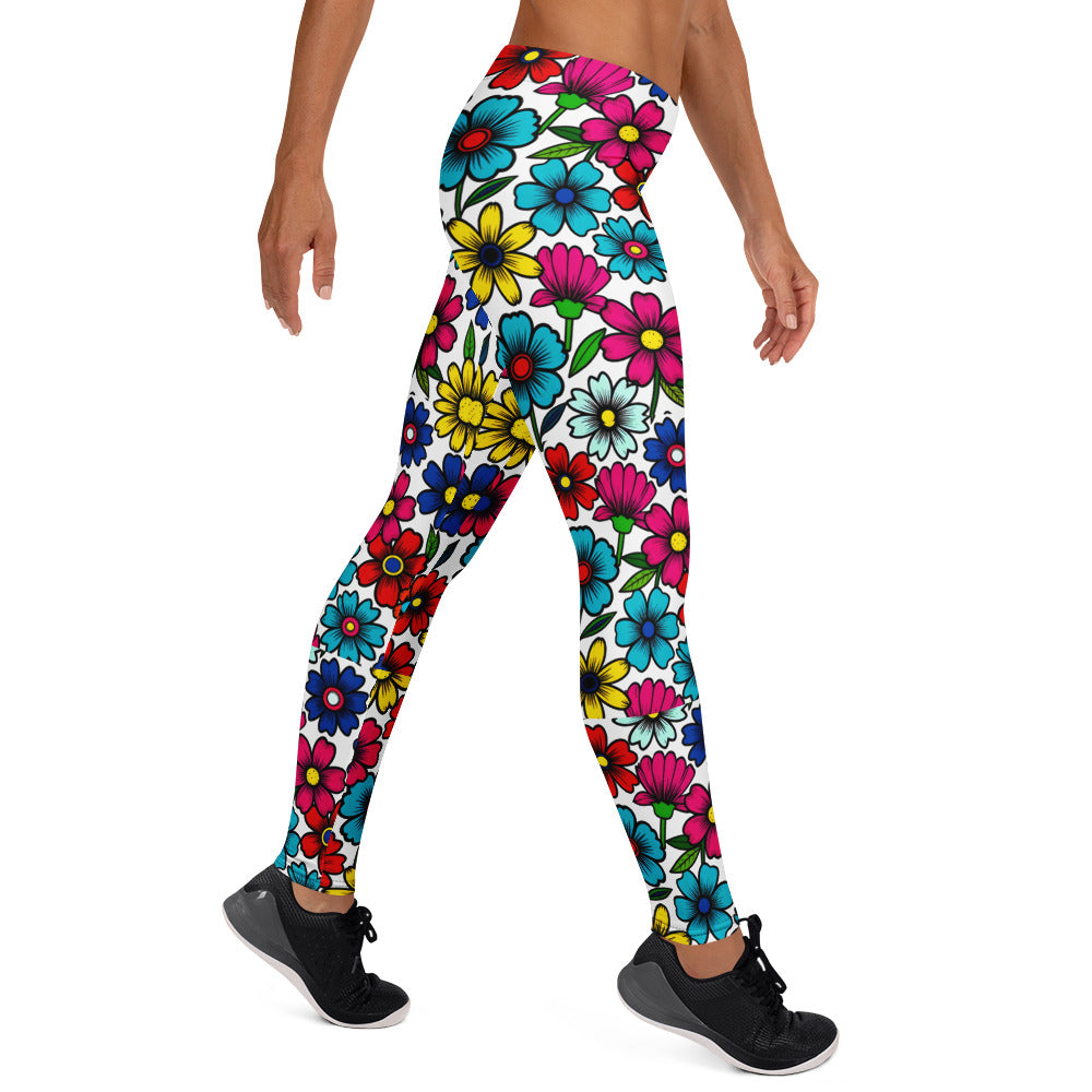 Leggings - Bloom Elite Garden Leggings – Success in Full Color by printfluence.net