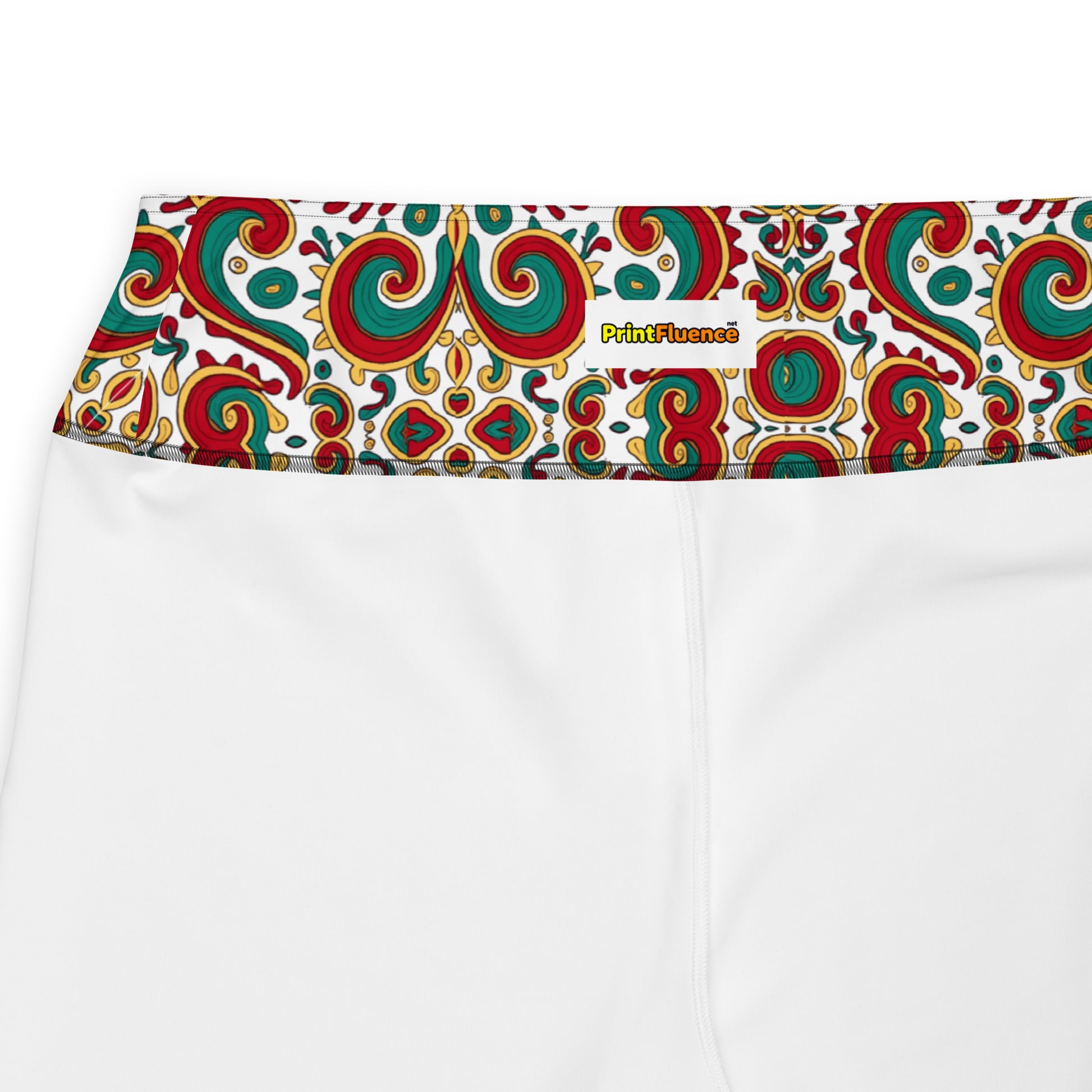 All-Over Print Plus Size Leggings - Elite Paisley Swirl Leggings – Success in Bold Art by printfluence.net