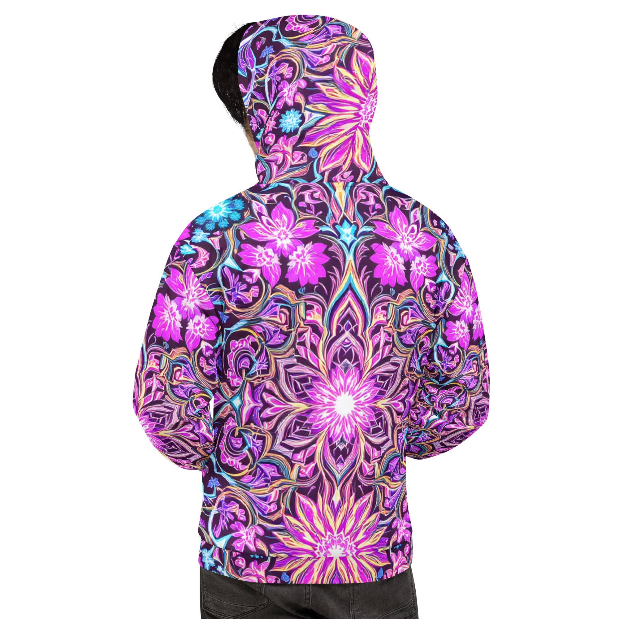 Unisex Hoodie - Psychedelic Mandala Dream Hoodie – For Visionary Elite Creators by printfluence.net