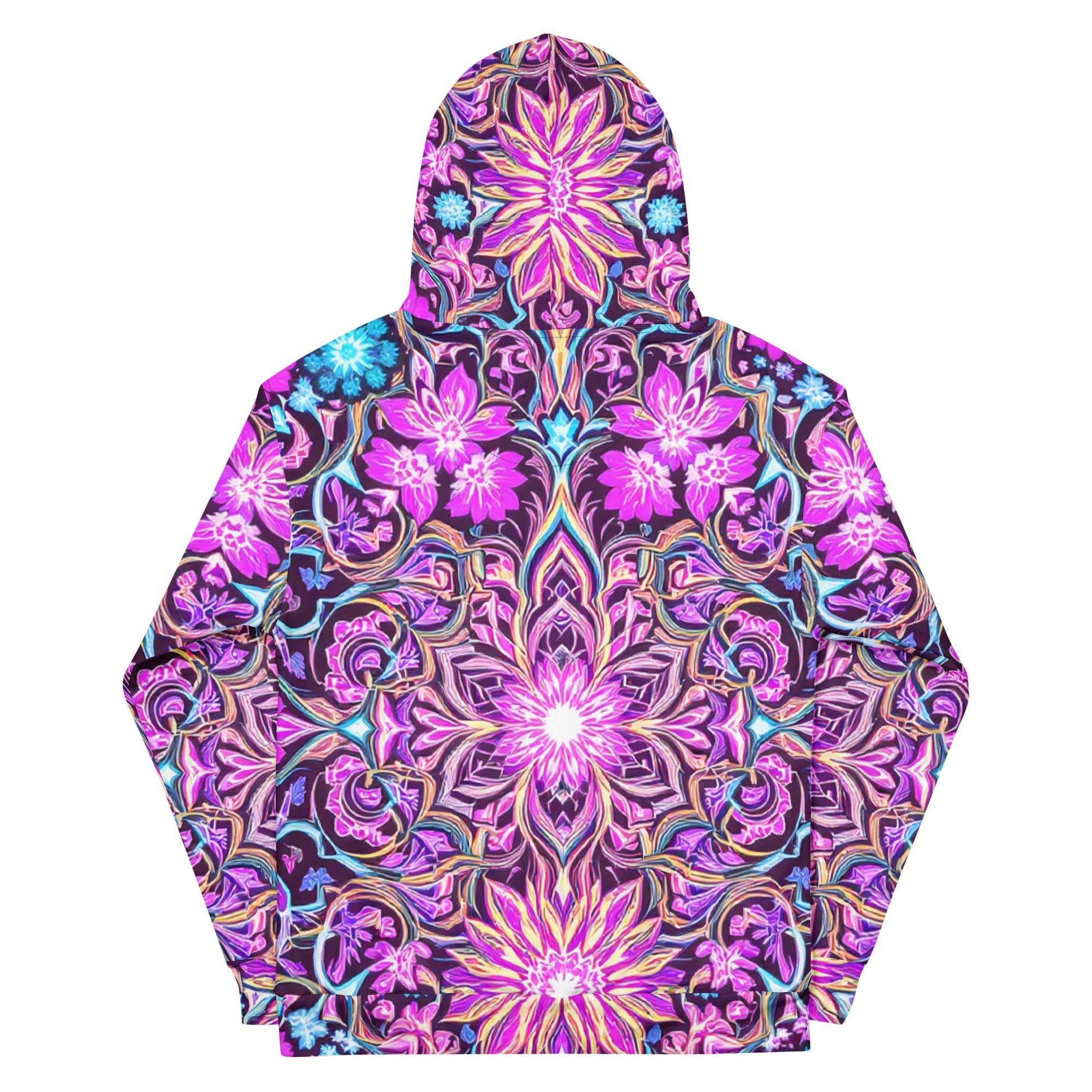 Unisex Hoodie - Psychedelic Mandala Dream Hoodie – For Visionary Elite Creators by printfluence.net