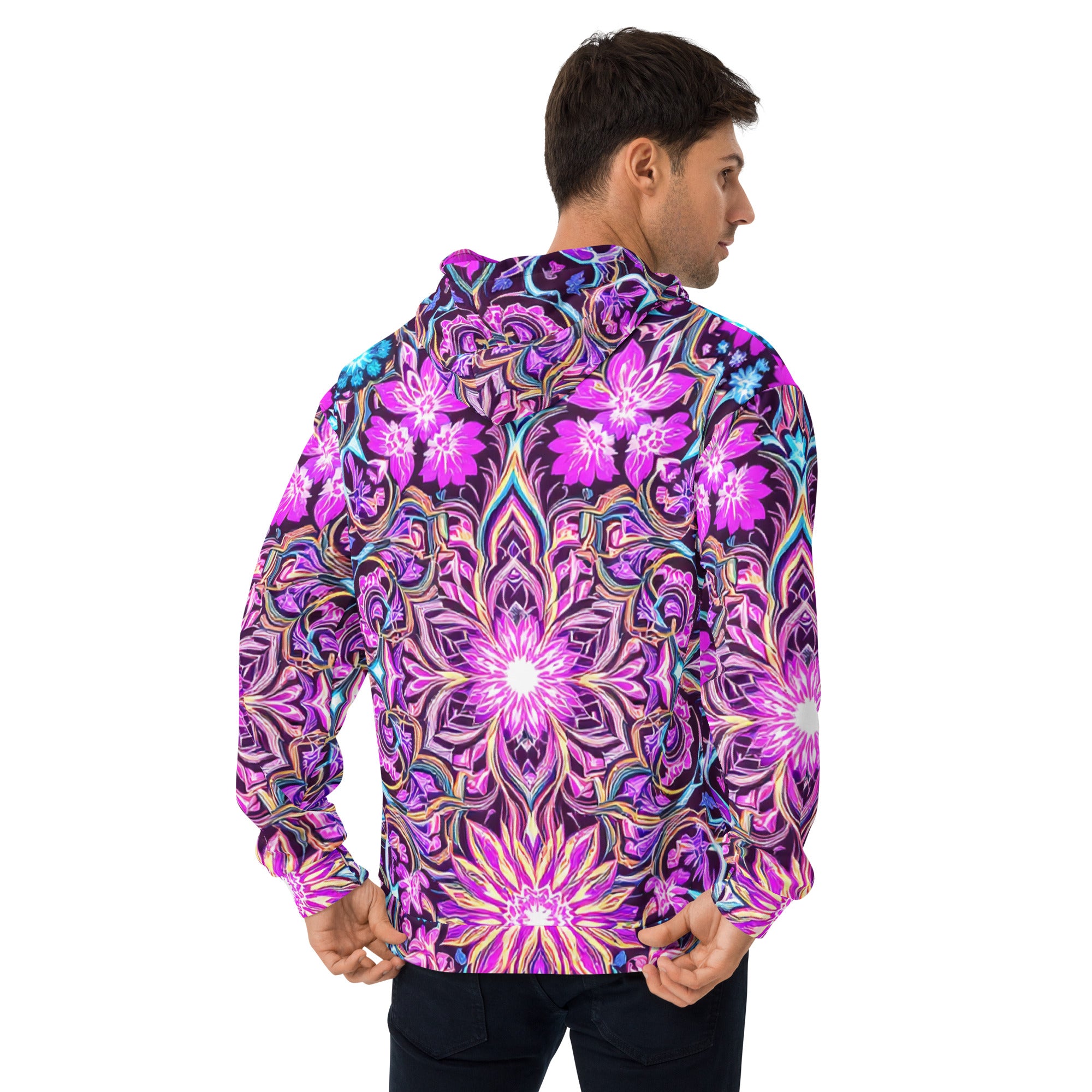 Unisex Hoodie - Psychedelic Mandala Dream Hoodie – For Visionary Elite Creators by printfluence.net