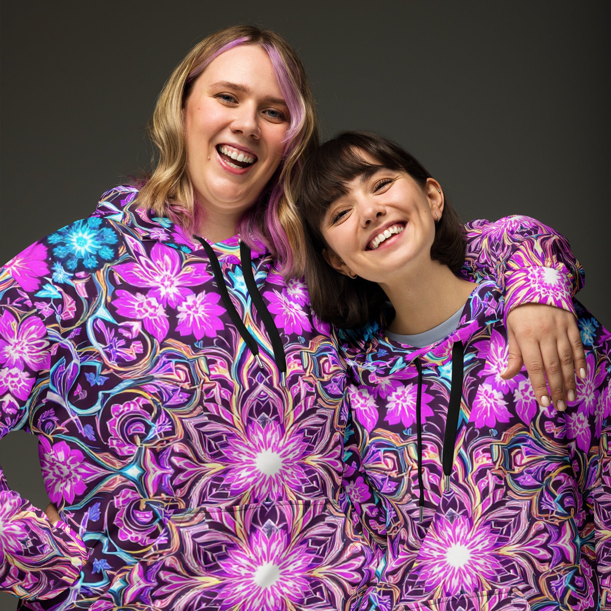Unisex Hoodie - Psychedelic Mandala Dream Hoodie – For Visionary Elite Creators by printfluence.net