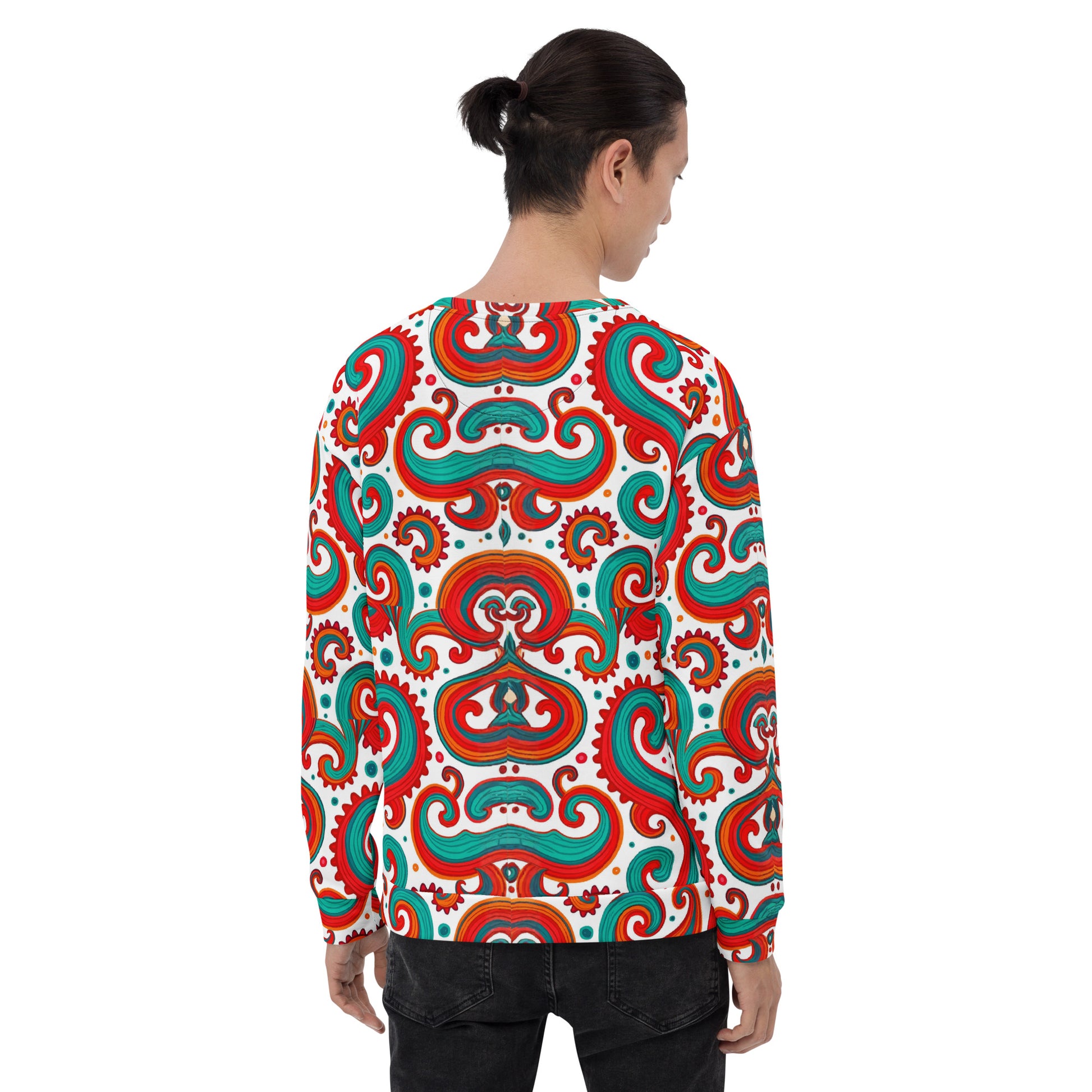 Unisex Sweatshirt - Artistic Weave Sweatshirt – For Visionary Achievers & Style Leaders by printfluence.net