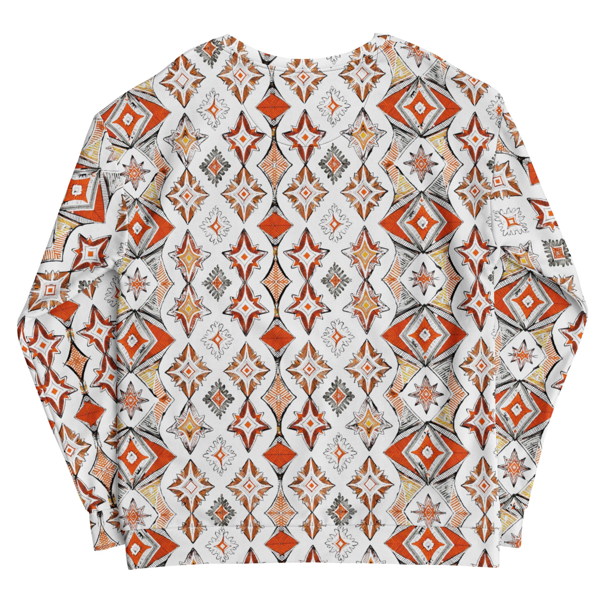 Unisex Sweatshirt - Bold Geometric Fire Sweatshirt – Street Vibes Essential by printfluence.net