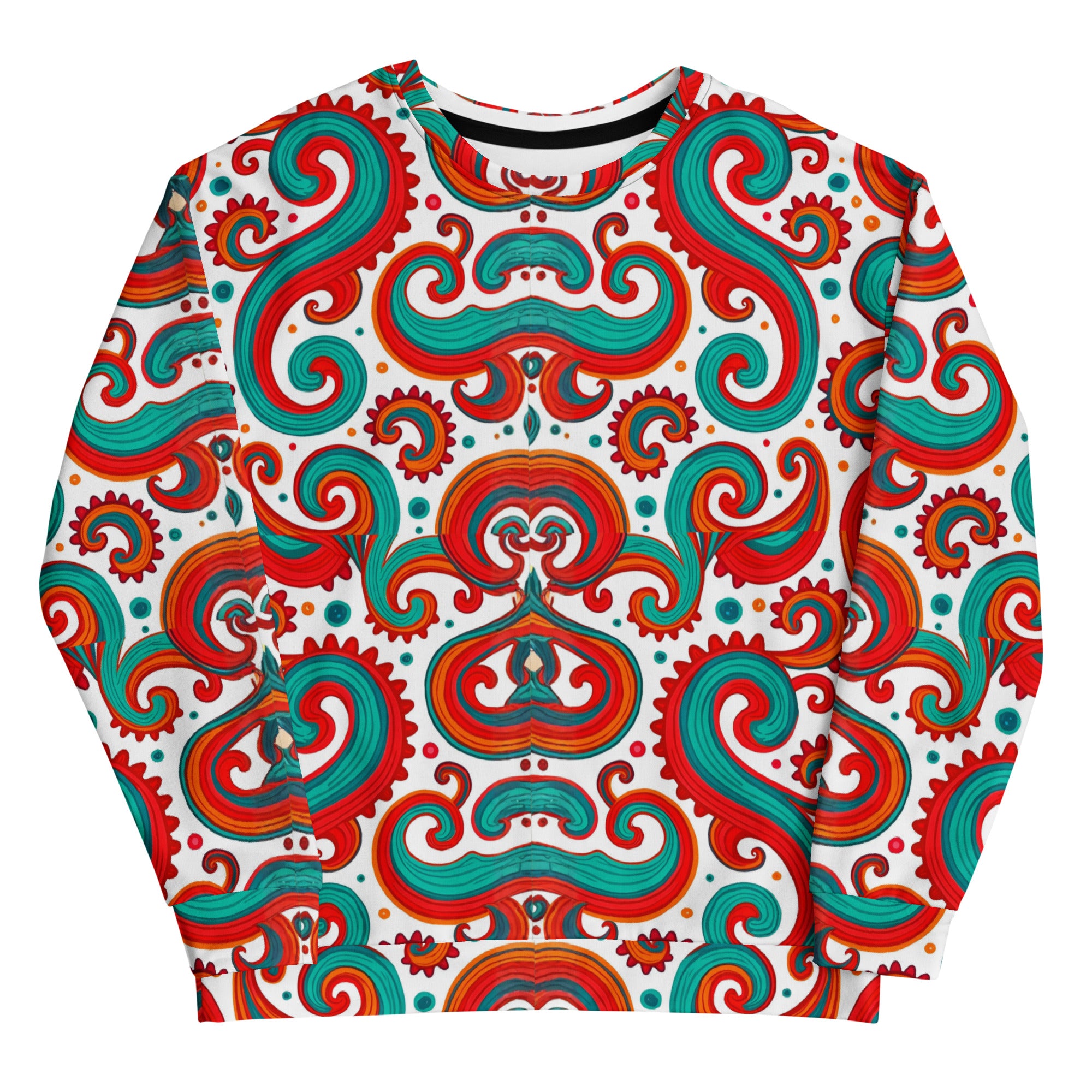 Unisex Sweatshirt - Artistic Weave Sweatshirt – For Visionary Achievers & Style Leaders by printfluence.net