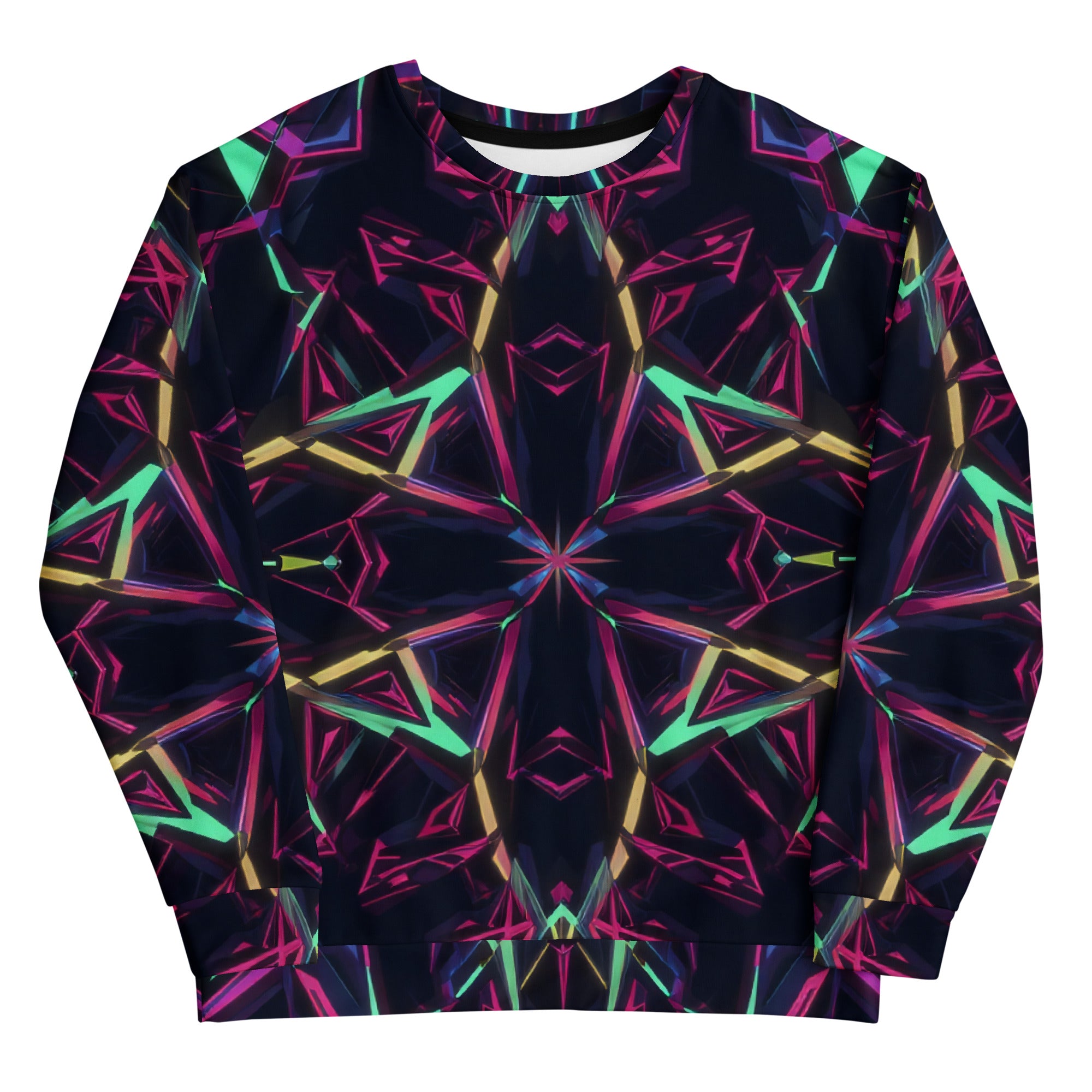 Unisex Sweatshirt - Neon Eclipse Unisex Sweatshirt – Elite Aura for Visionary Leaders by printfluence.net