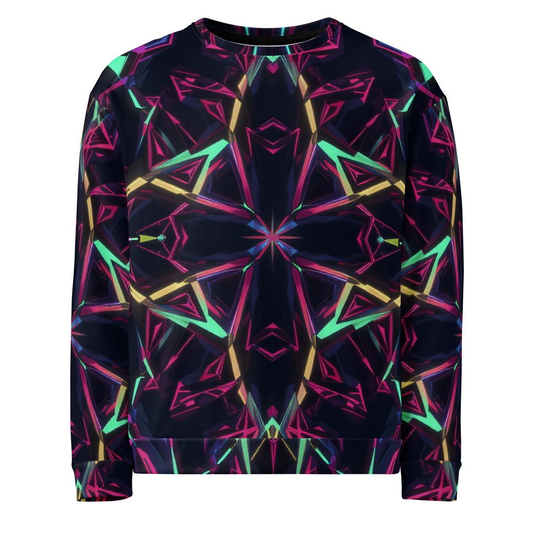 Unisex Sweatshirt - Neon Eclipse Unisex Sweatshirt – Elite Aura for Visionary Leaders by printfluence.net