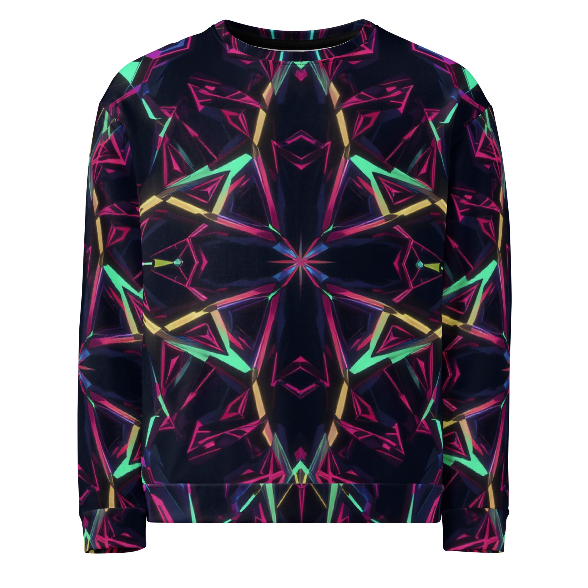 Unisex Sweatshirt - Neon Eclipse Unisex Sweatshirt – Elite Aura for Visionary Leaders by printfluence.net