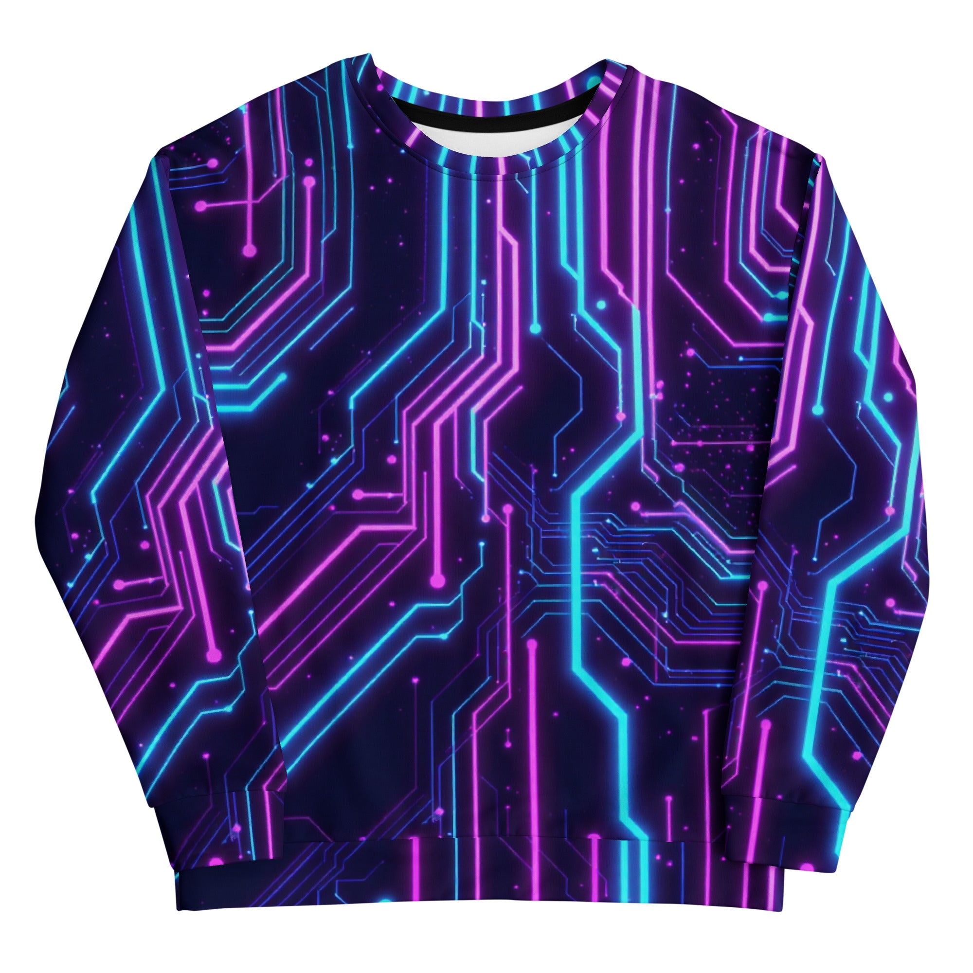 Unisex Sweatshirt - Neon Pulse Unisex Sweatshirt – Elite Edge for Visionary Leaders by printfluence.net