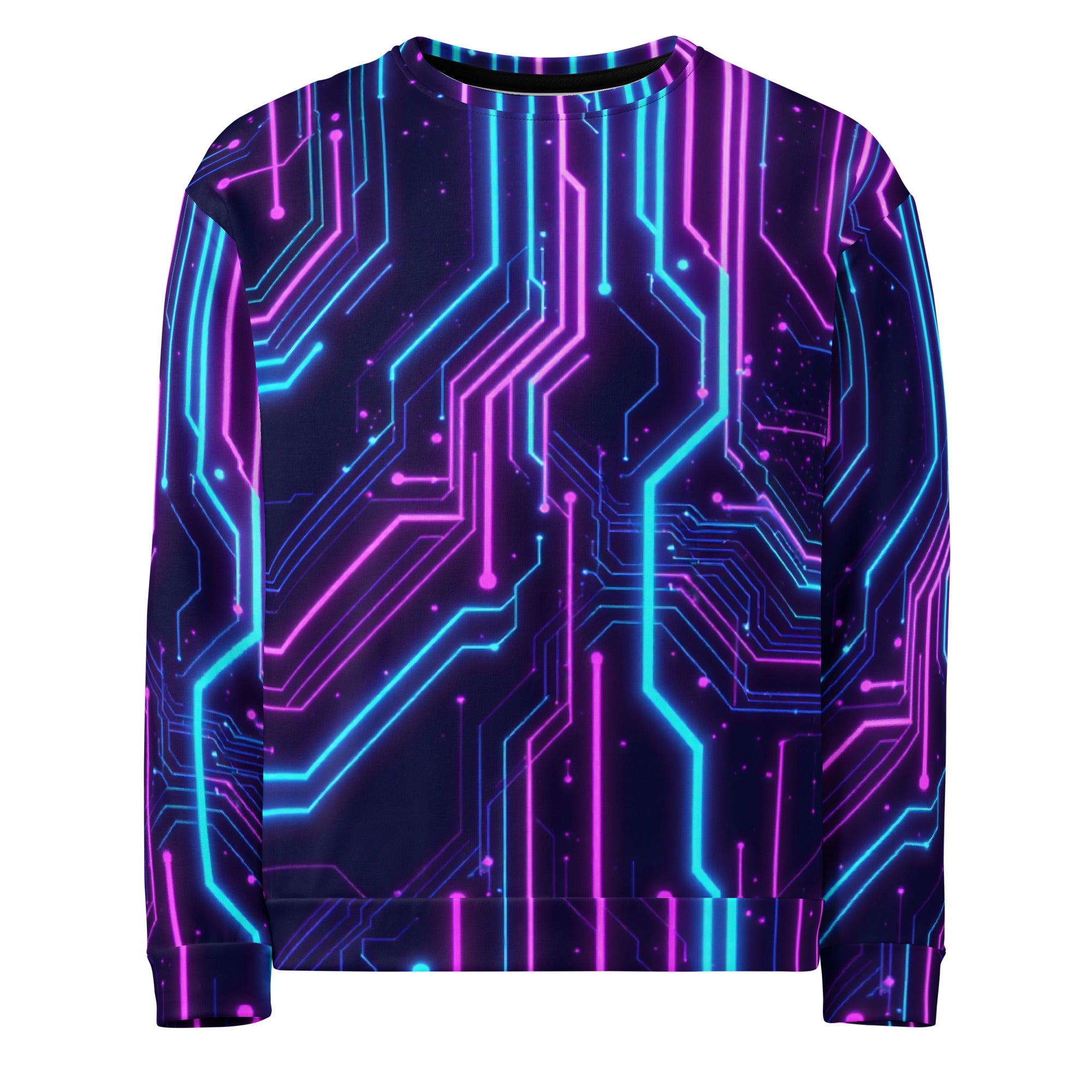 Unisex Sweatshirt - Neon Pulse Unisex Sweatshirt – Elite Edge for Visionary Leaders by printfluence.net