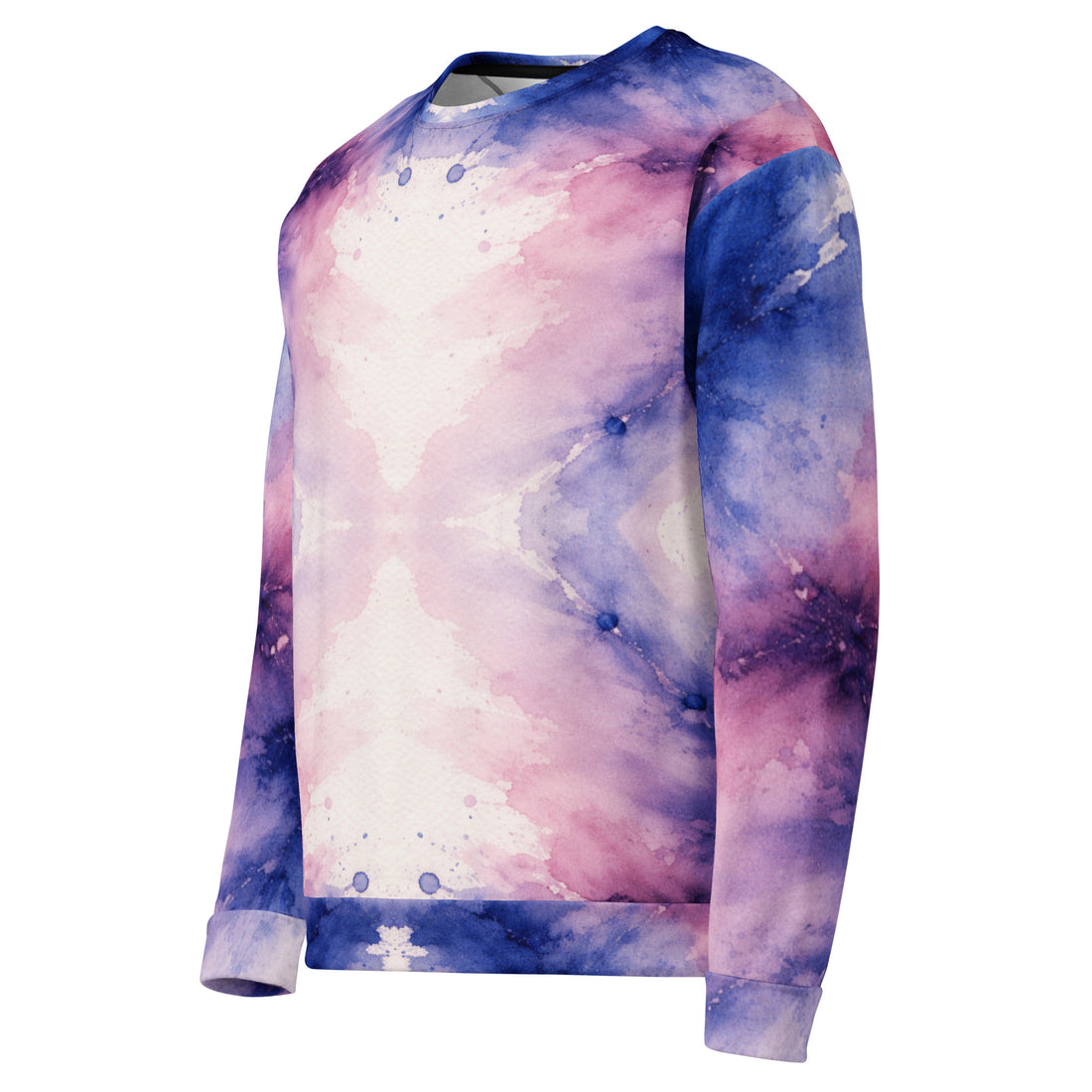 Unisex Sweatshirt - Pastel Watercolor Baby One Piece – Soft Blue Pink Abstract Art Bodysuit by printfluence.net