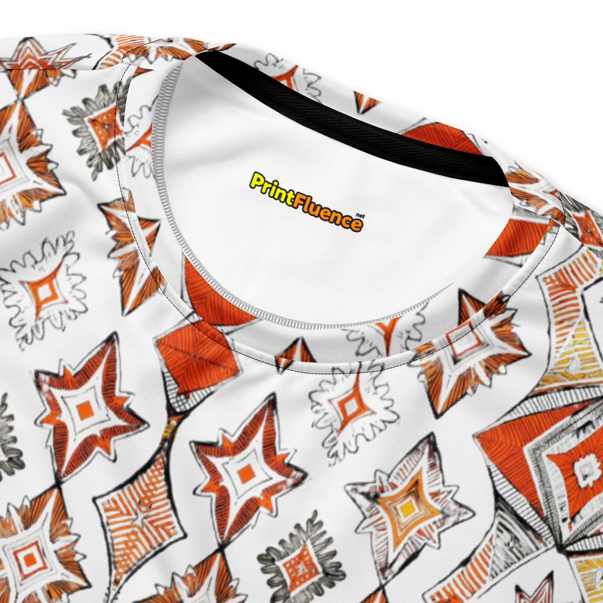 Unisex Sweatshirt - Bold Geometric Fire Sweatshirt – Street Vibes Essential by printfluence.net
