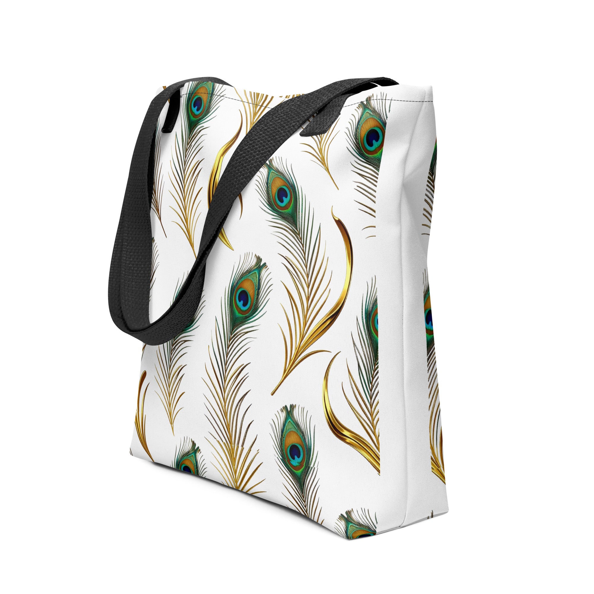 Tote bag - Peacock Majesty Tote Bag – For Visionary World-Class Achievers by printfluence.net