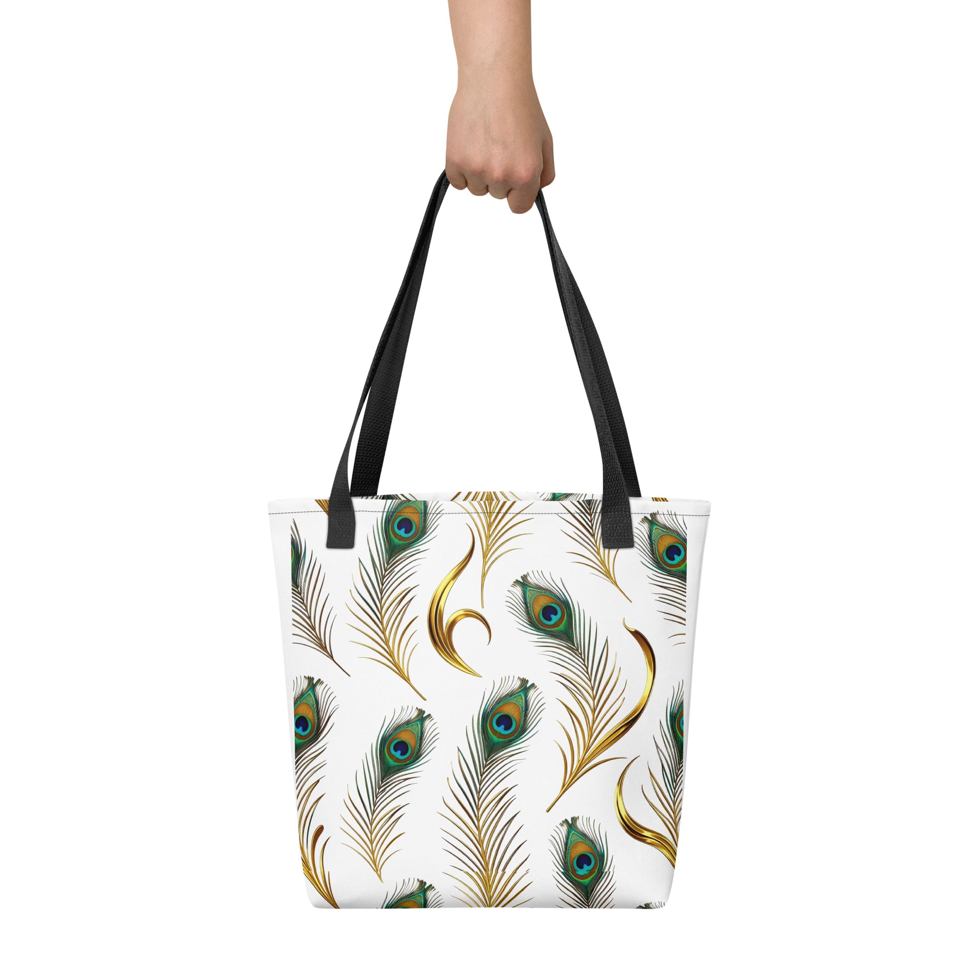 Tote bag - Peacock Majesty Tote Bag – For Visionary World-Class Achievers by printfluence.net