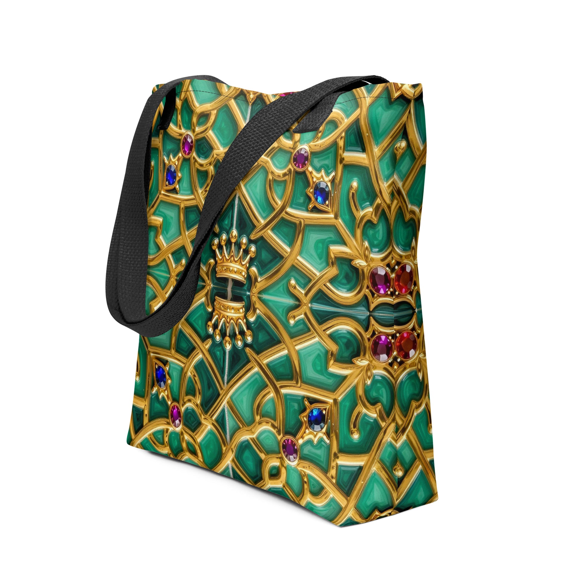 Tote bag - Royal Gold Elite Tote Bag – Luxury for Distinguished Tastemakers by printfluence.net