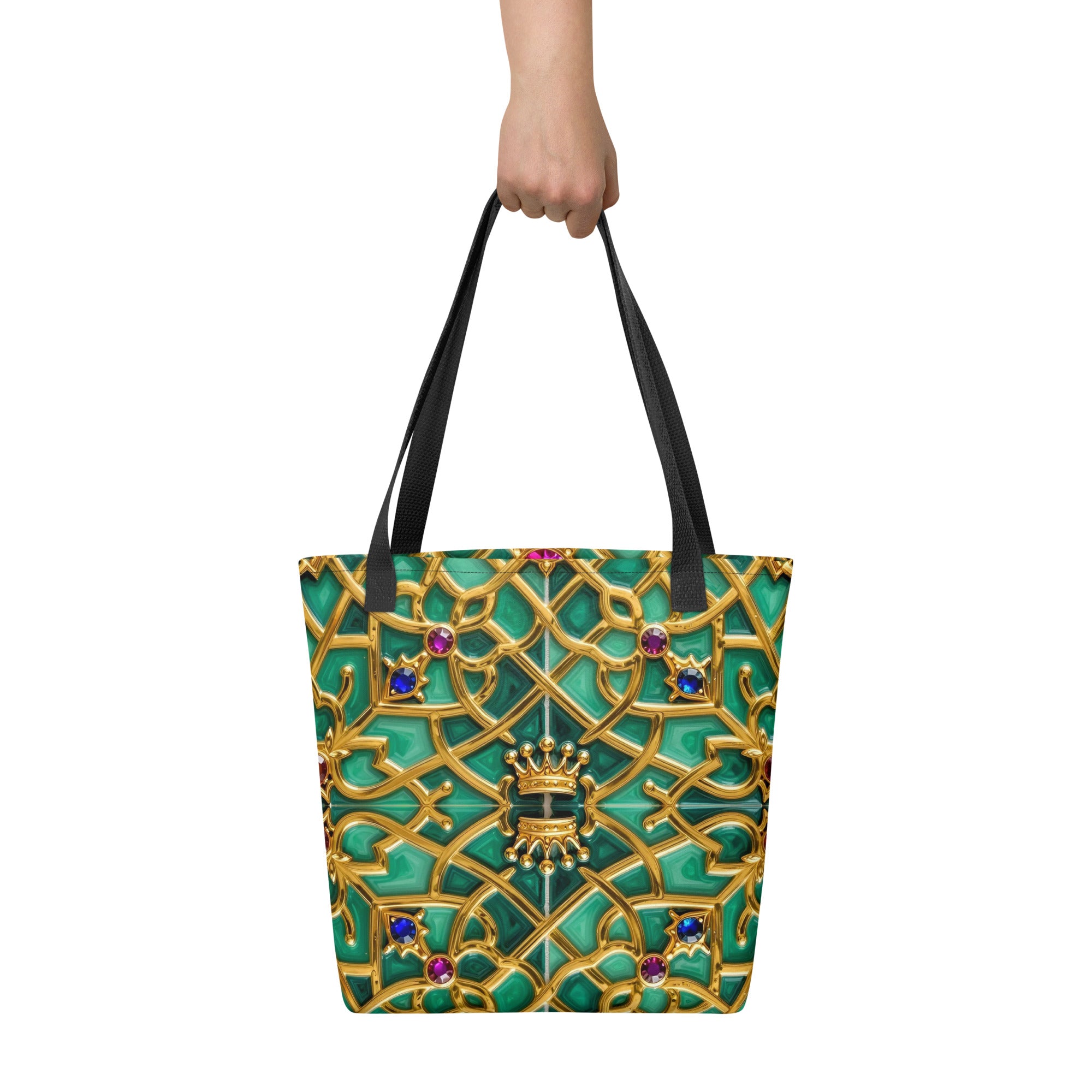Tote bag - Royal Gold Elite Tote Bag – Luxury for Distinguished Tastemakers by printfluence.net