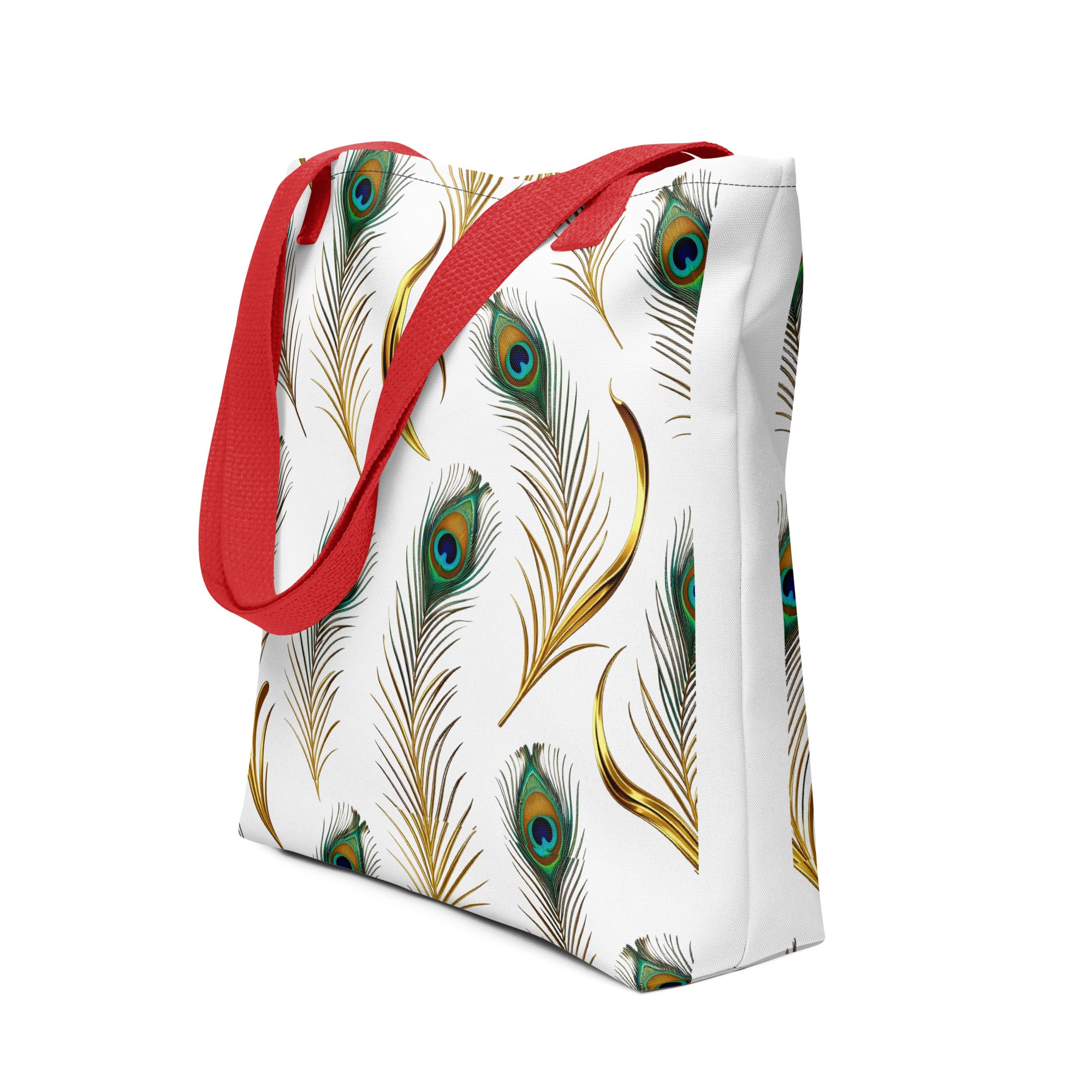 Tote bag - Peacock Majesty Tote Bag – For Visionary World-Class Achievers by printfluence.net