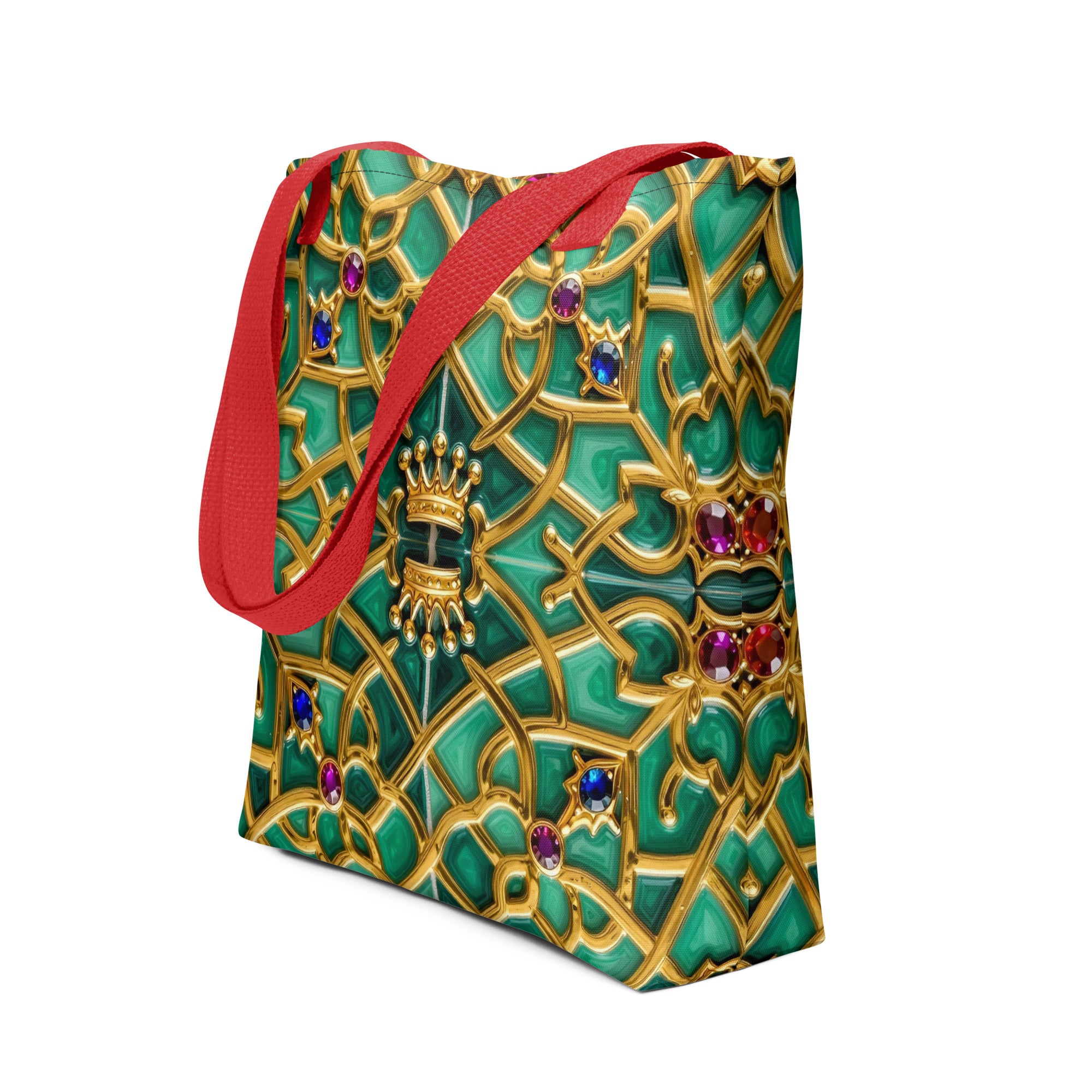 Tote bag - Royal Gold Elite Tote Bag – Luxury for Distinguished Tastemakers by printfluence.net