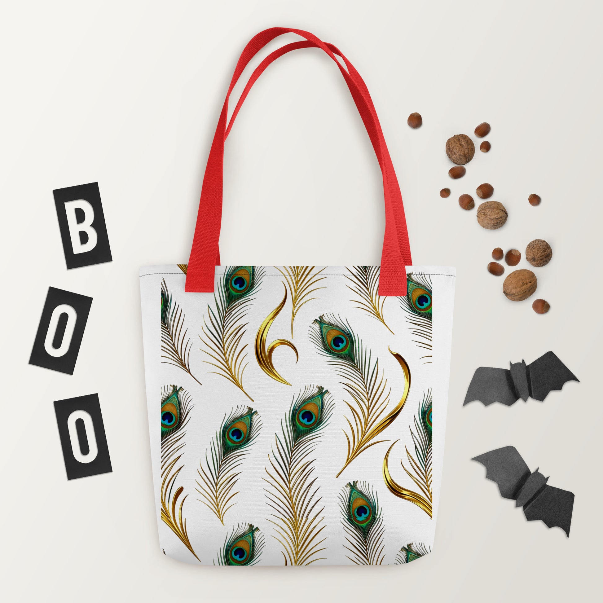Tote bag - Peacock Majesty Tote Bag – For Visionary World-Class Achievers by printfluence.net