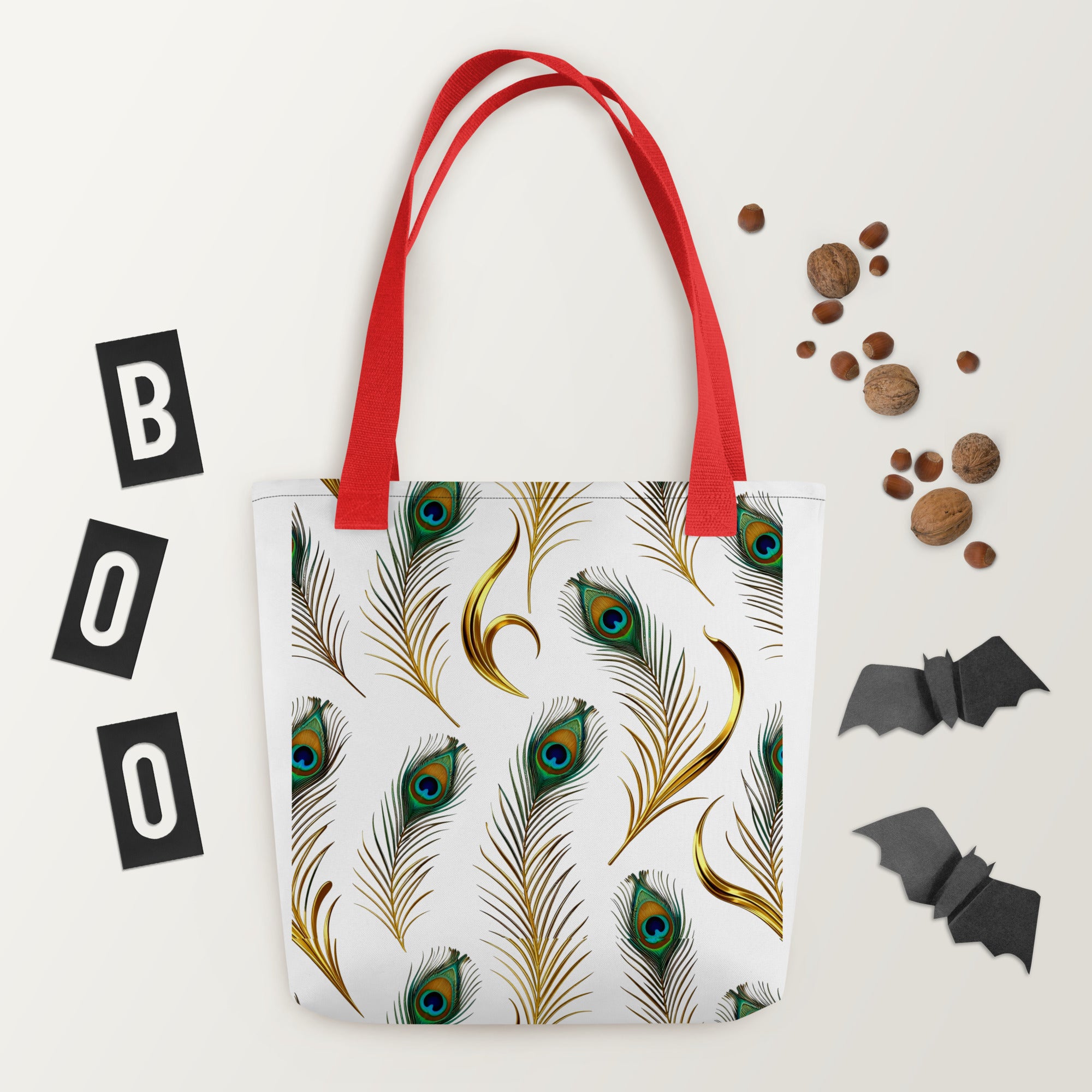 Tote bag - Peacock Majesty Tote Bag – For Visionary World-Class Achievers by printfluence.net