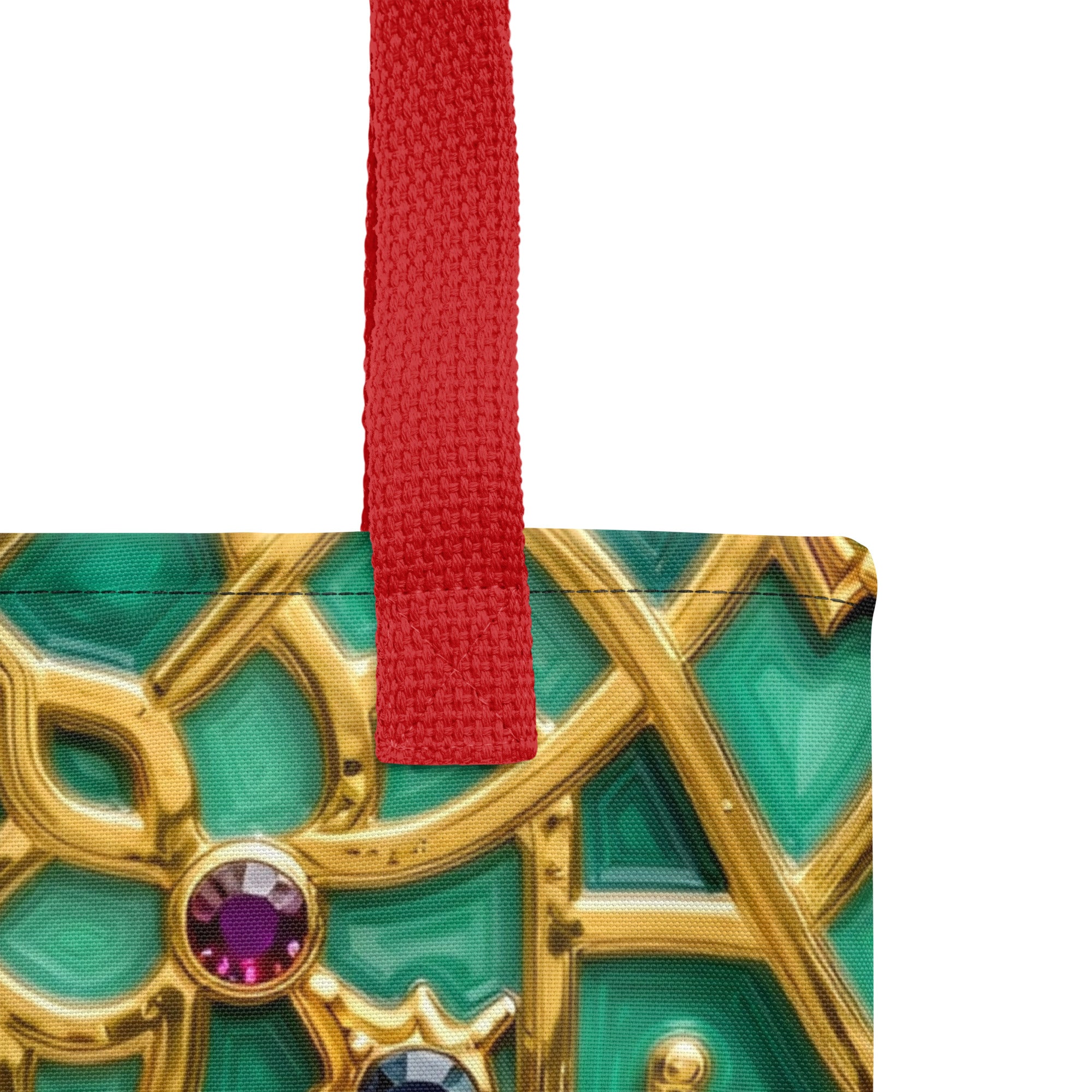 Tote bag - Royal Gold Elite Tote Bag – Luxury for Distinguished Tastemakers by printfluence.net