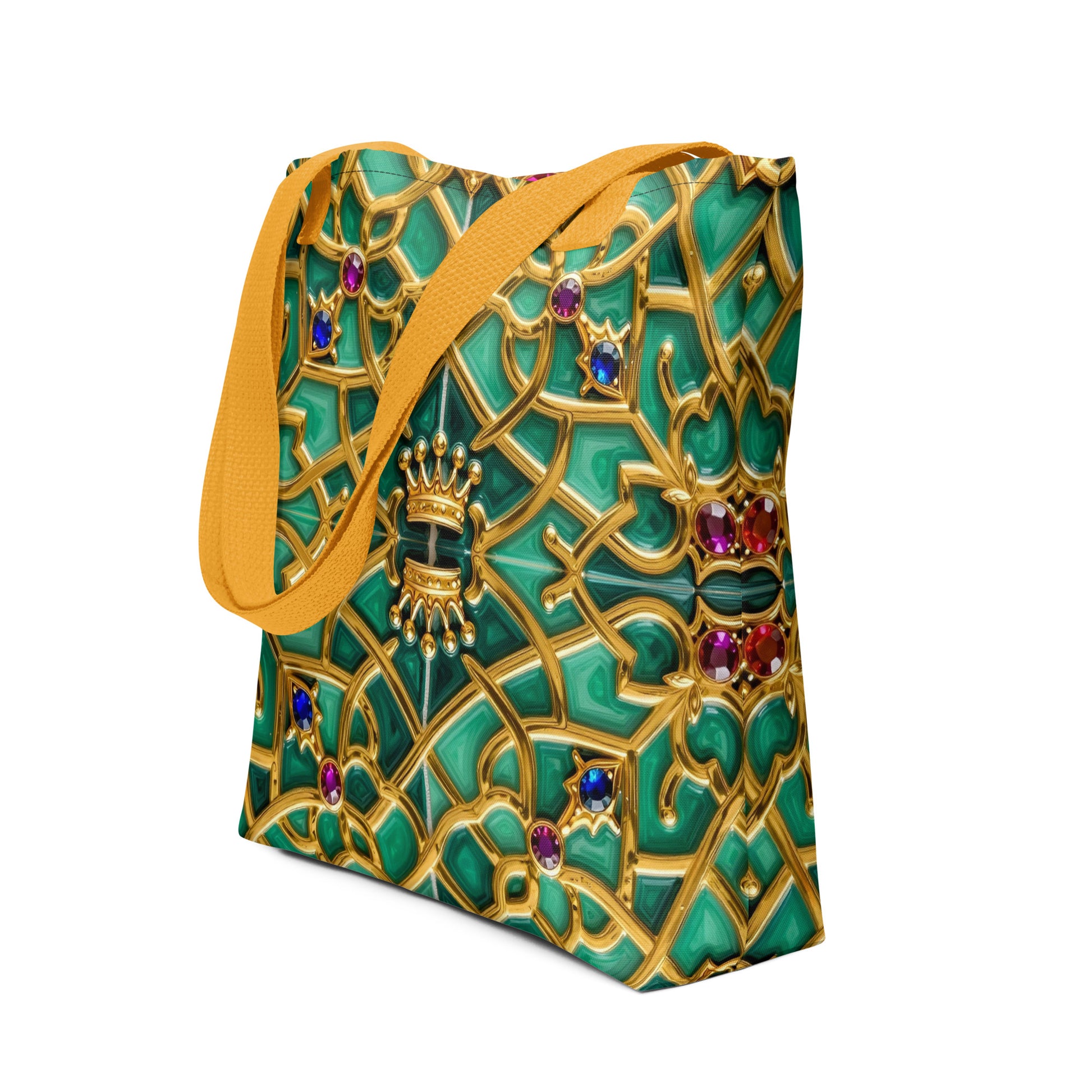 Tote bag - Royal Gold Elite Tote Bag – Luxury for Distinguished Tastemakers by printfluence.net