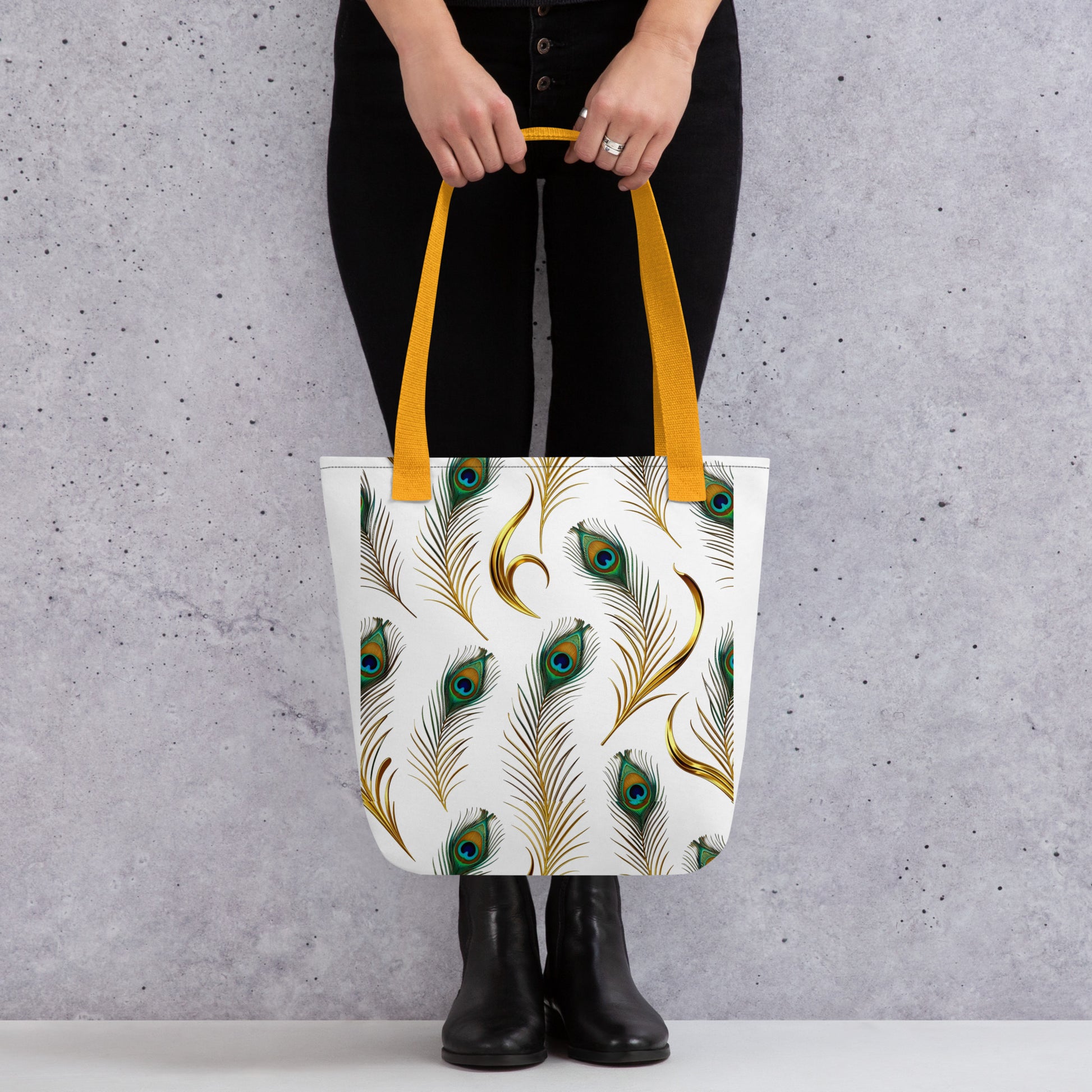 Tote bag - Peacock Majesty Tote Bag – For Visionary World-Class Achievers by printfluence.net