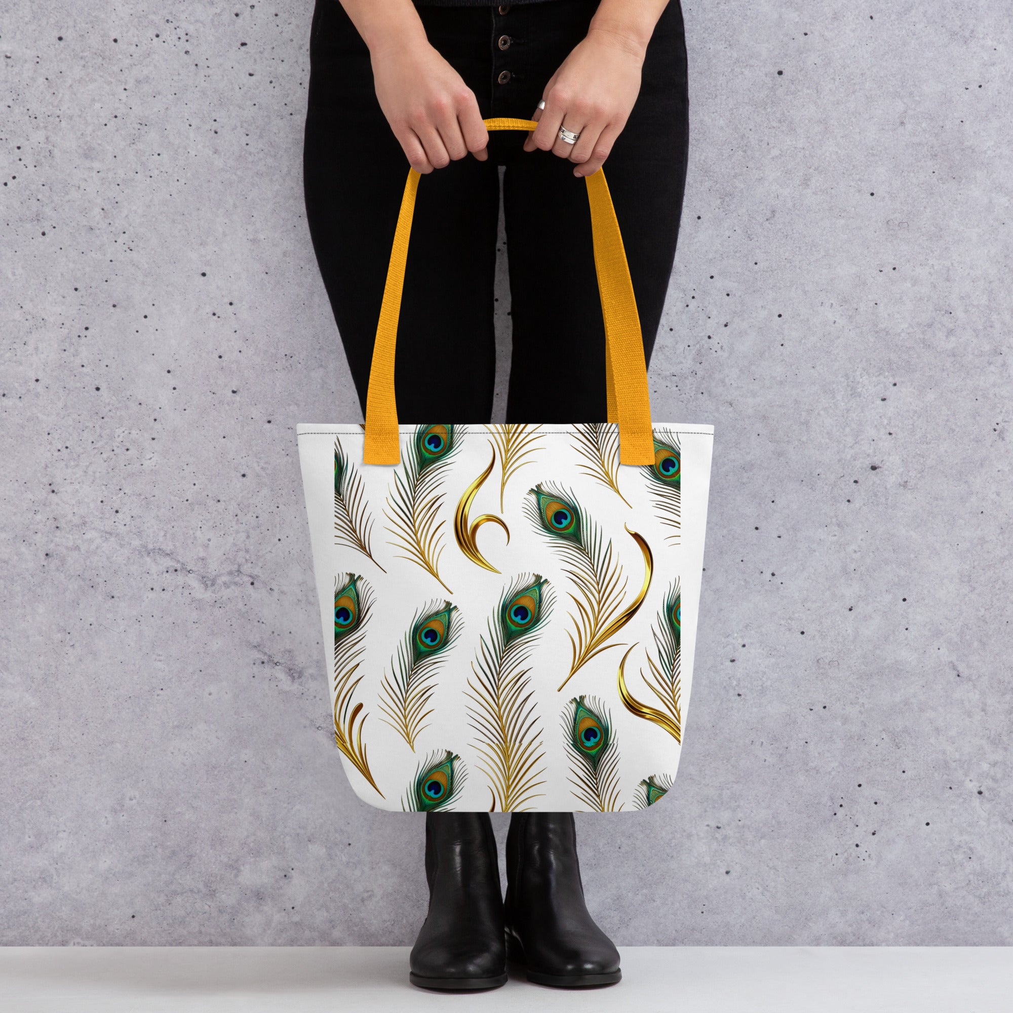 Tote bag - Peacock Majesty Tote Bag – For Visionary World-Class Achievers by printfluence.net