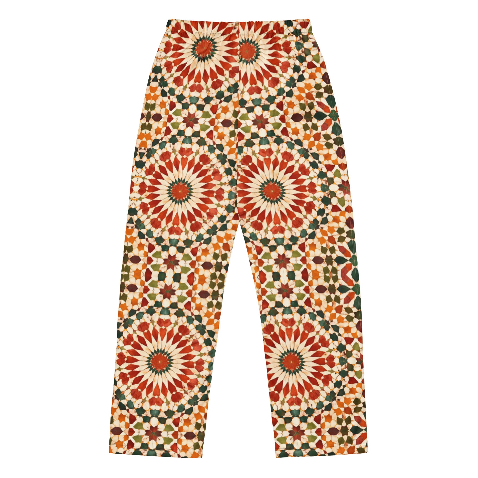 Women’s pajama pants - Citrus Burst Pajama Pants – Orange Patterned Women's Lounge Wear by printfluence.net