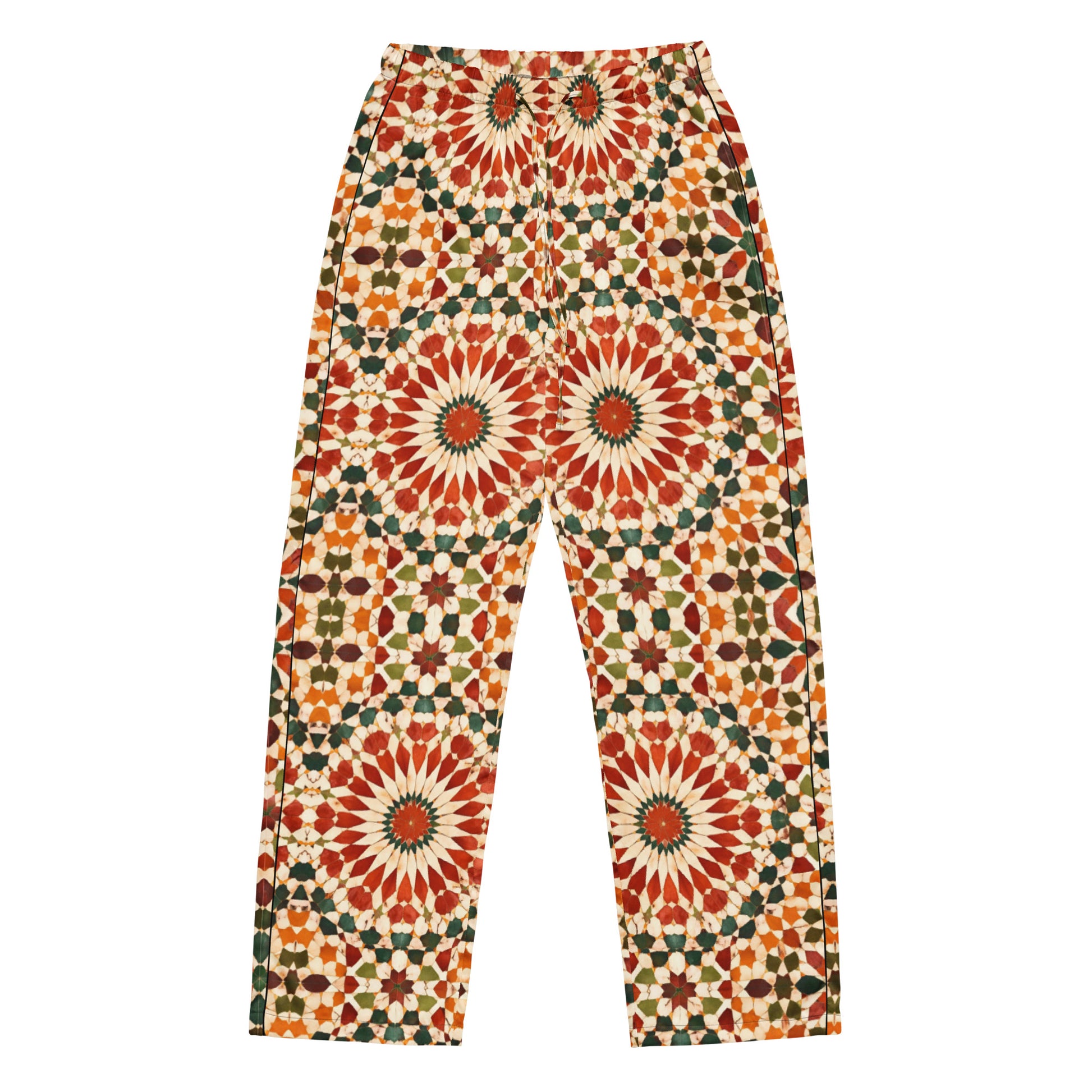 Women’s pajama pants - Citrus Burst Pajama Pants – Orange Patterned Women's Lounge Wear by printfluence.net